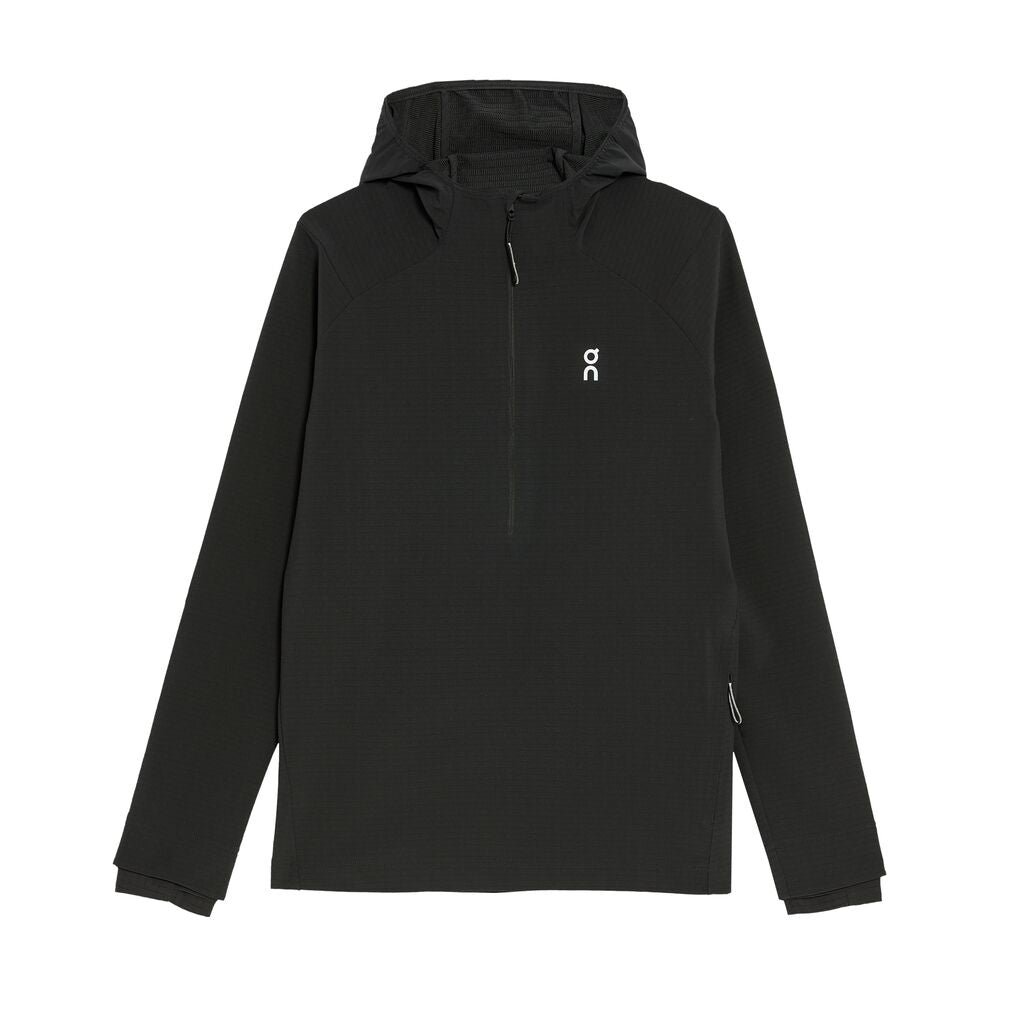 ON Pace Hoodie Womens Black - Frontrunner Colombo
