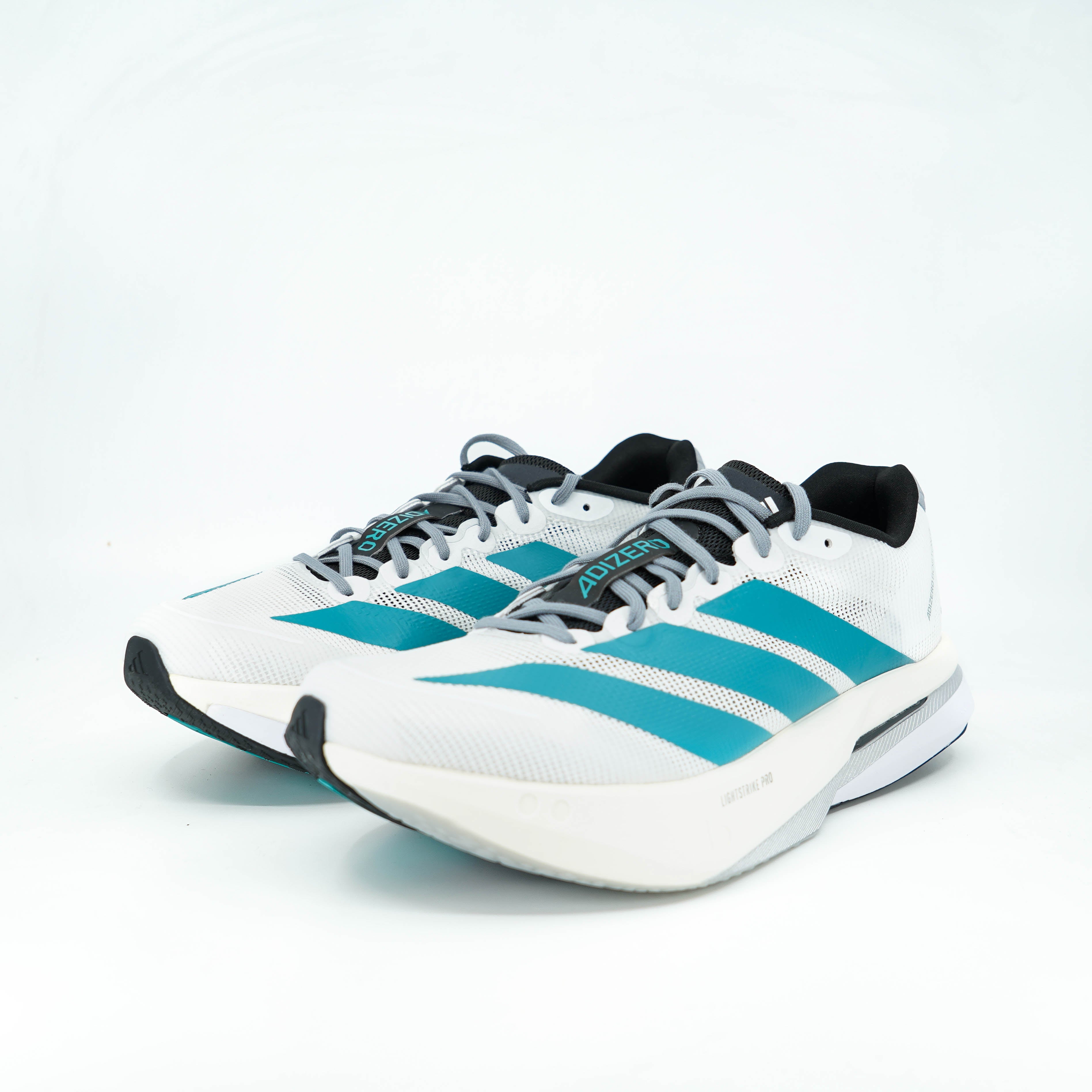 Adidas Adizero Boston 13 (B Standard) Womens White/Green - Frontrunner Colombo