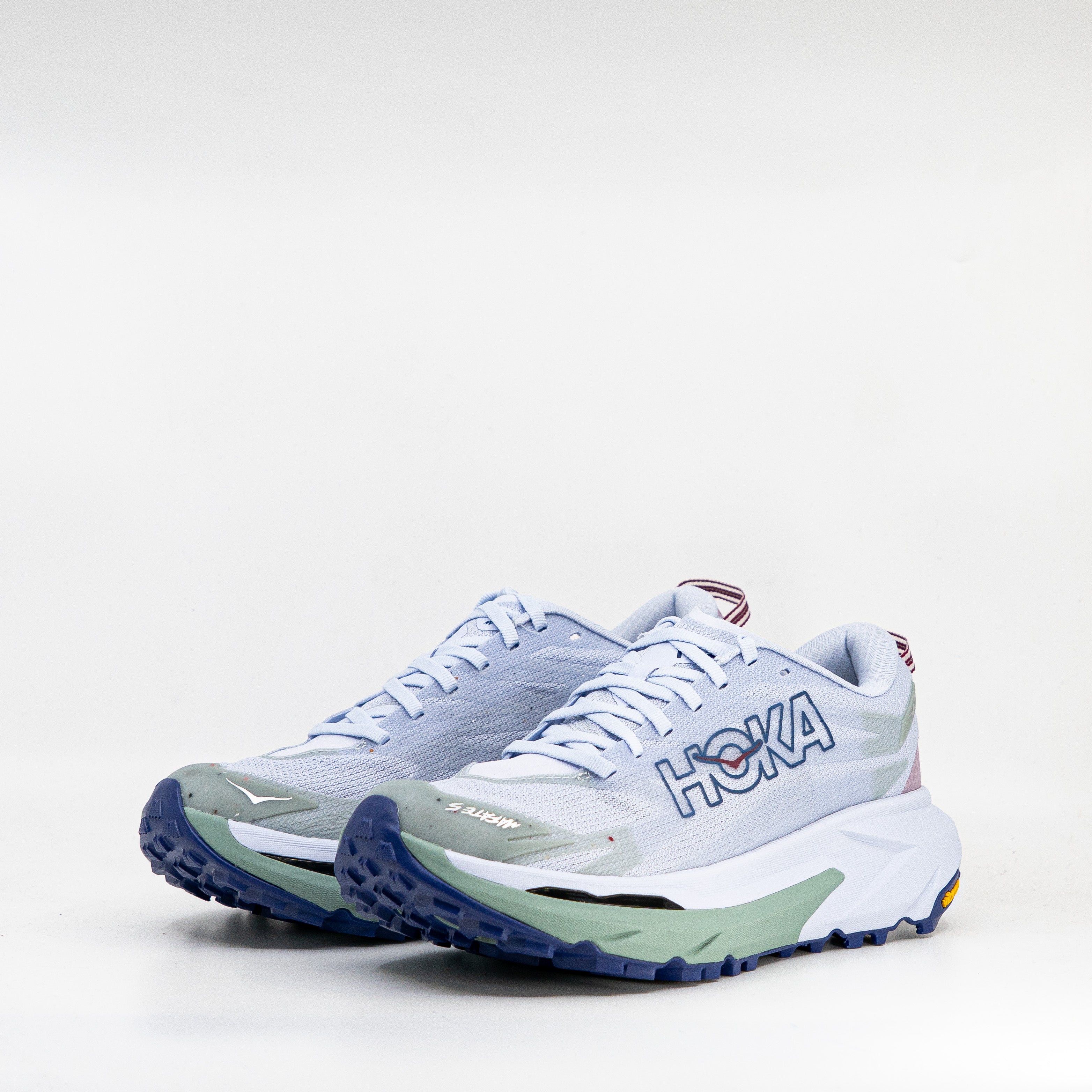 Hoka Mafate 5 (B Standard) Womens Ambient Blue/Rosemary - Frontrunner Colombo