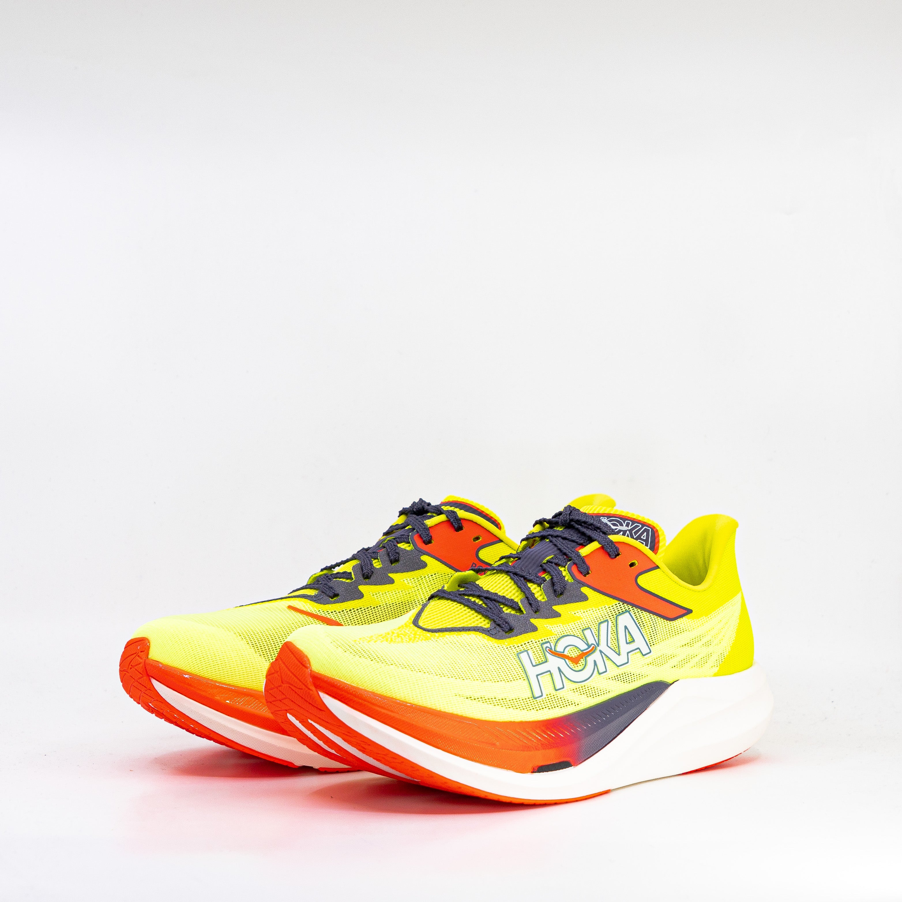 Hoka Rocket X 3 (D Unisex) Neon Yuzu/Squid Ink - Frontrunner Colombo