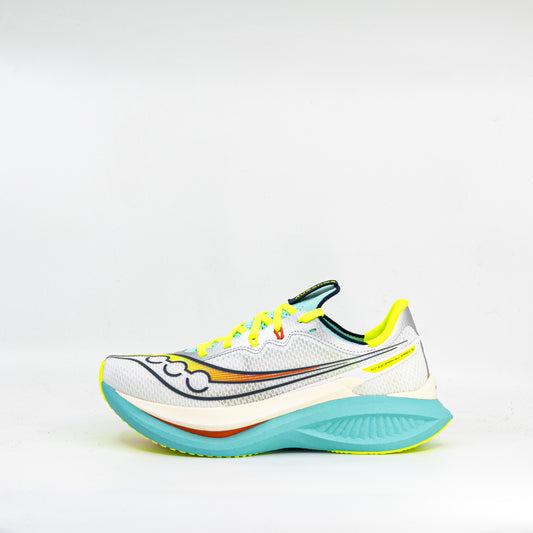 Saucony Endorphin Pro 5 (B Standard) Womens White/Splash - Frontrunner Colombo