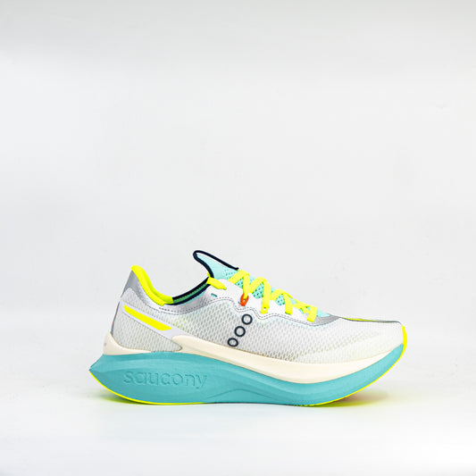 Saucony Endorphin Pro 5 (B Standard) Womens White/Splash - Frontrunner Colombo