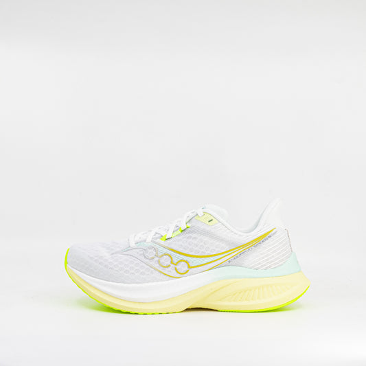 Saucony Endorphin Speed 5 (B Standard) Womens White/Tender - Frontrunner Colombo