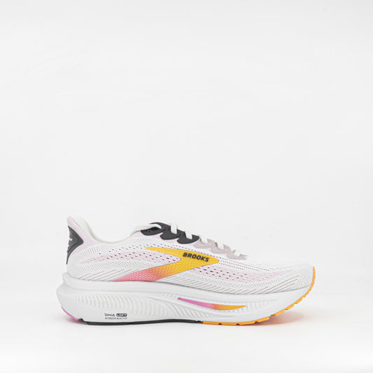 Brooks Ghost 17 (D Wide) Womens Oyster/Apricot/Pink - Frontrunner Colombo