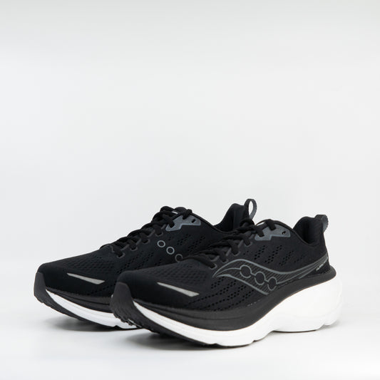 Saucony Hurricane 25 (2E Wide) Mens Black/White - Frontrunner Colombo