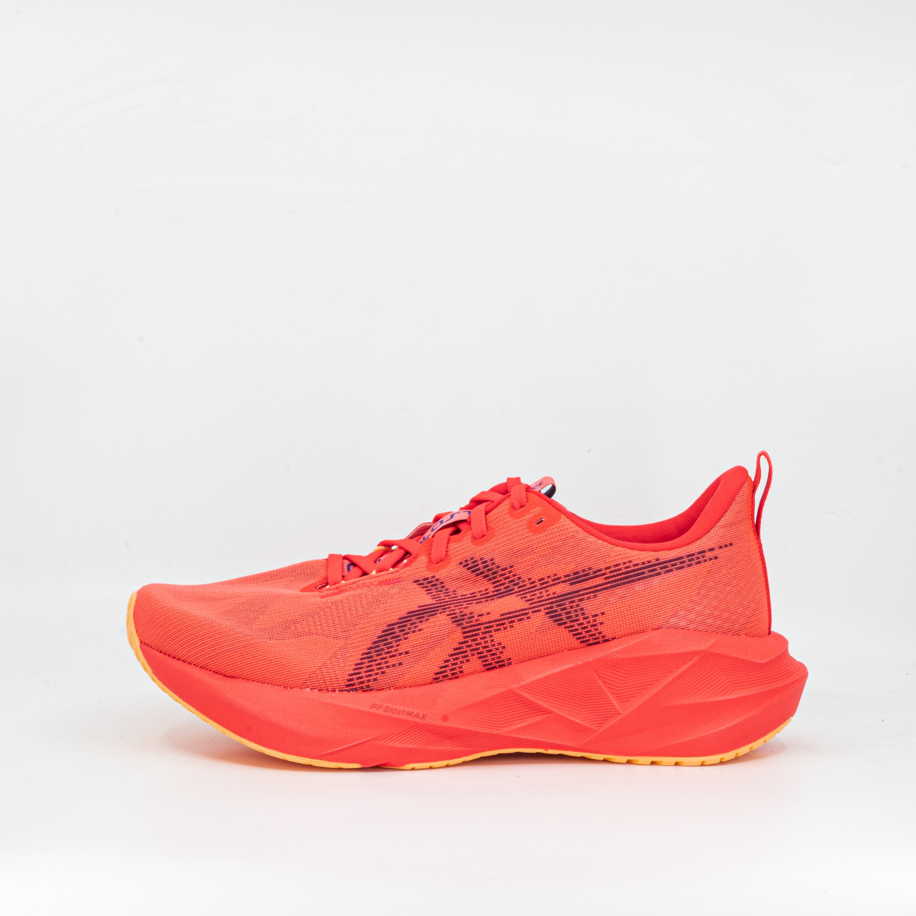 Asics Novablast 5 (D Standard) Mens Flash Red/Edo purple - Frontrunner Colombo