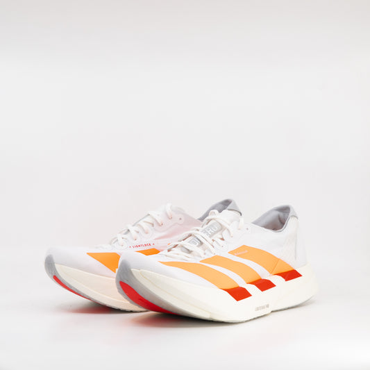 Adidas Adizero Adios Pro 4 (D Standard) Mens Cloud White/Lucid Orange/Lucid Red - Frontrunner Colombo