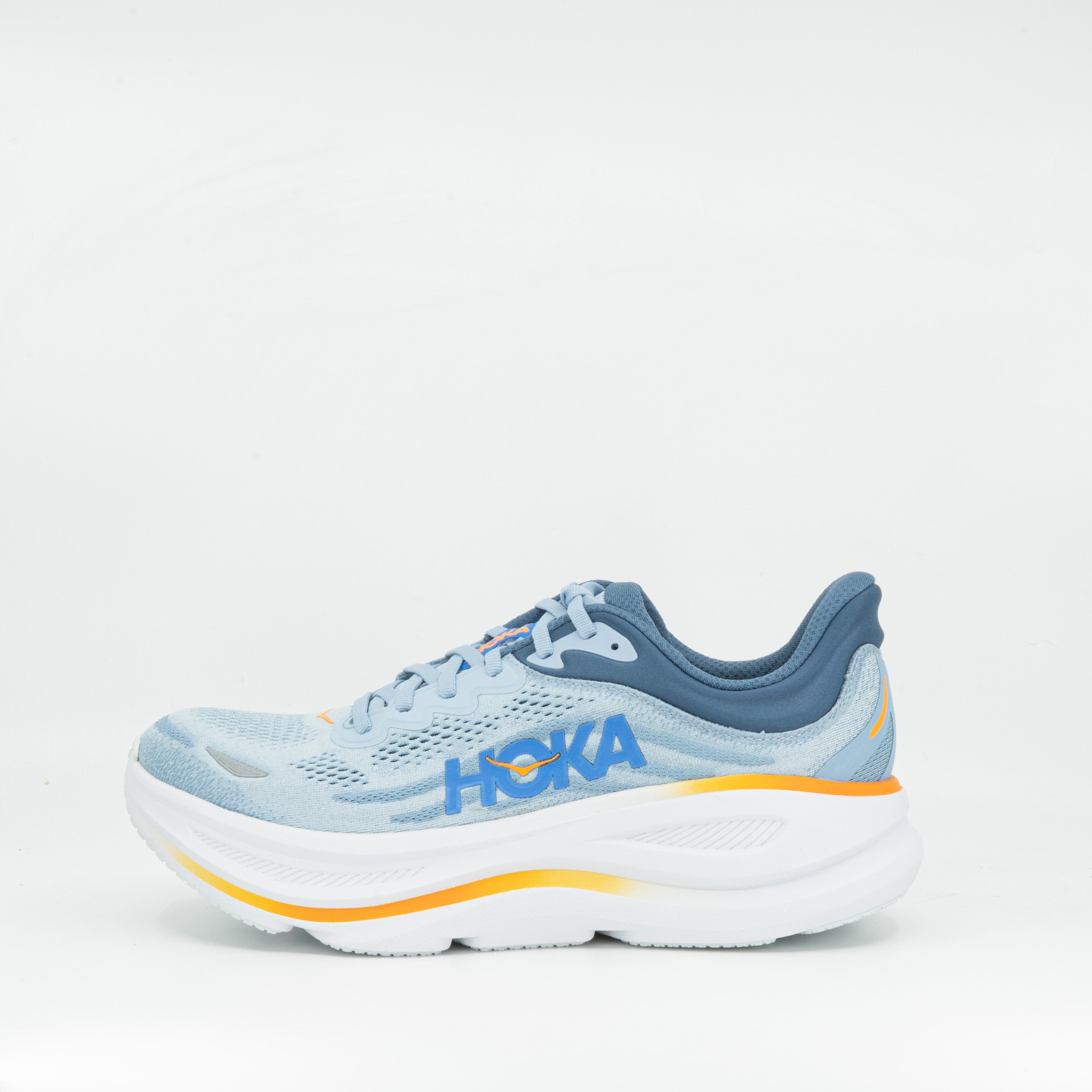 Hoka Bondi 9 (2E Wide) Mens Drizzle/Downpour - Frontrunner Colombo