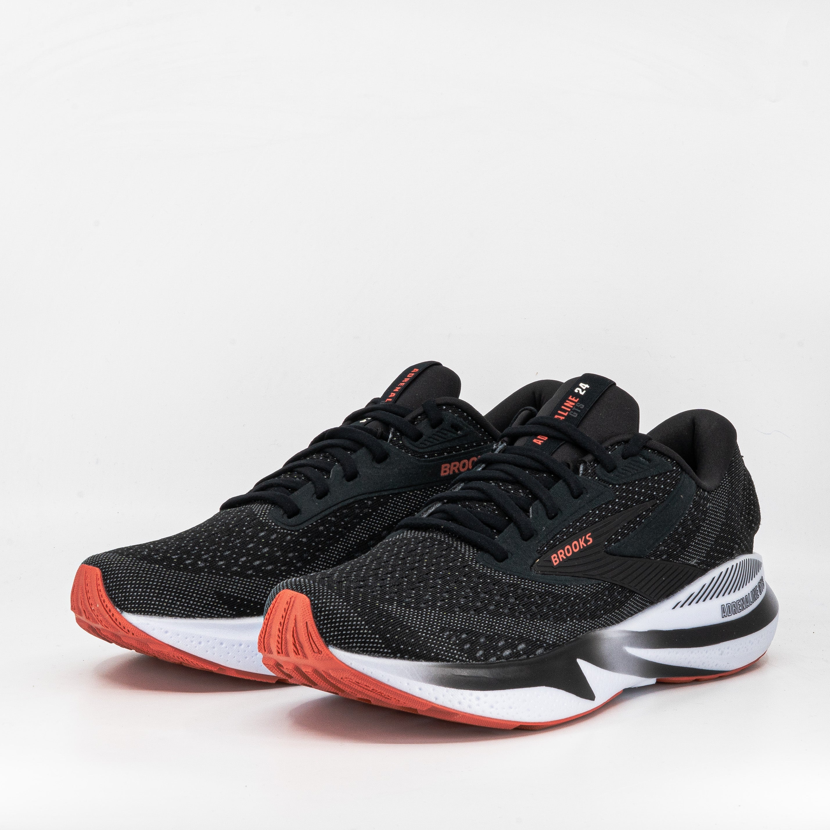 Brooks Adrenaline GTS 24 (D Standard) Mens Black/Grey/Red - Frontrunner Colombo