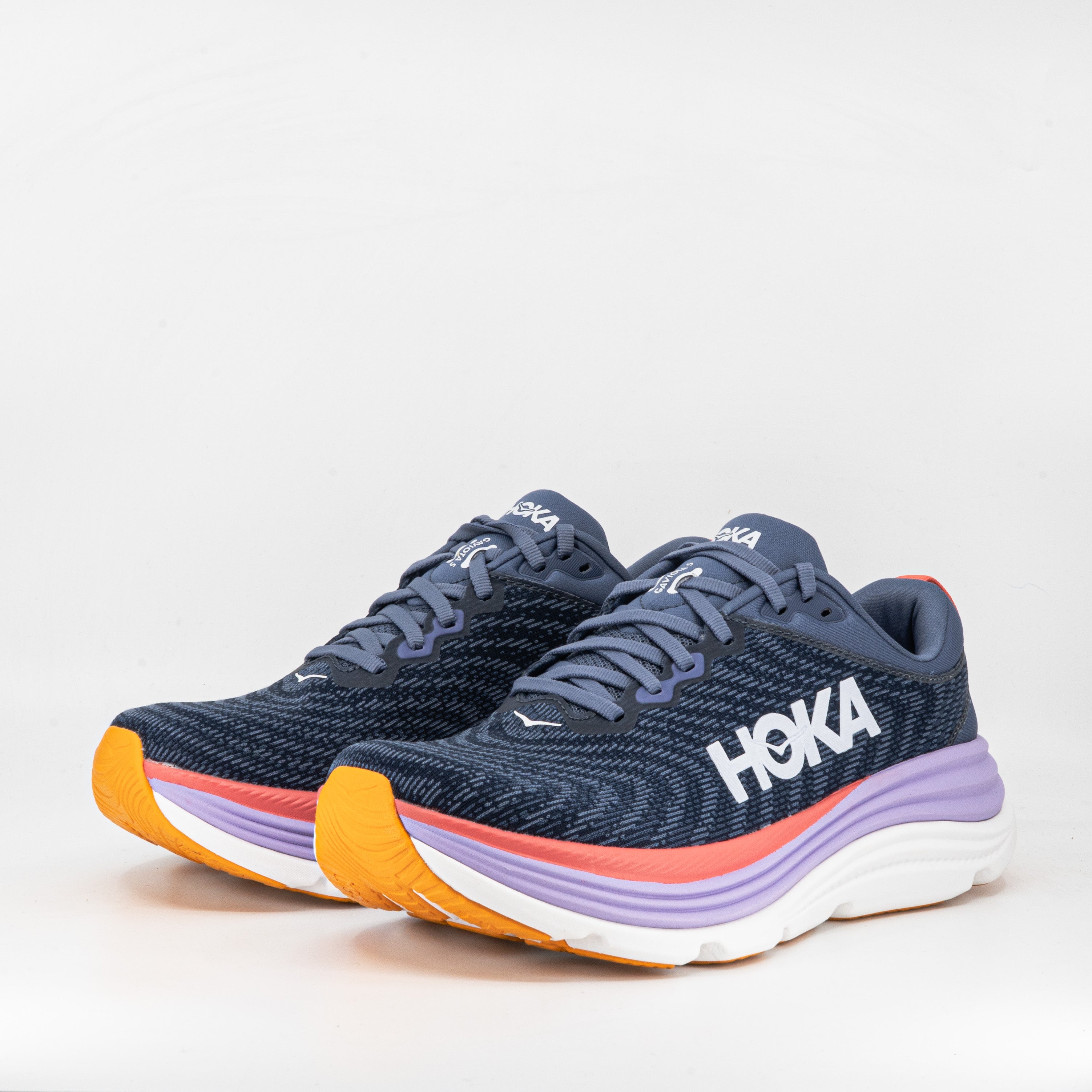 Hoka Gaviota 5 (D Wide) Womens Anchor/Grapefruit - Frontrunner Colombo