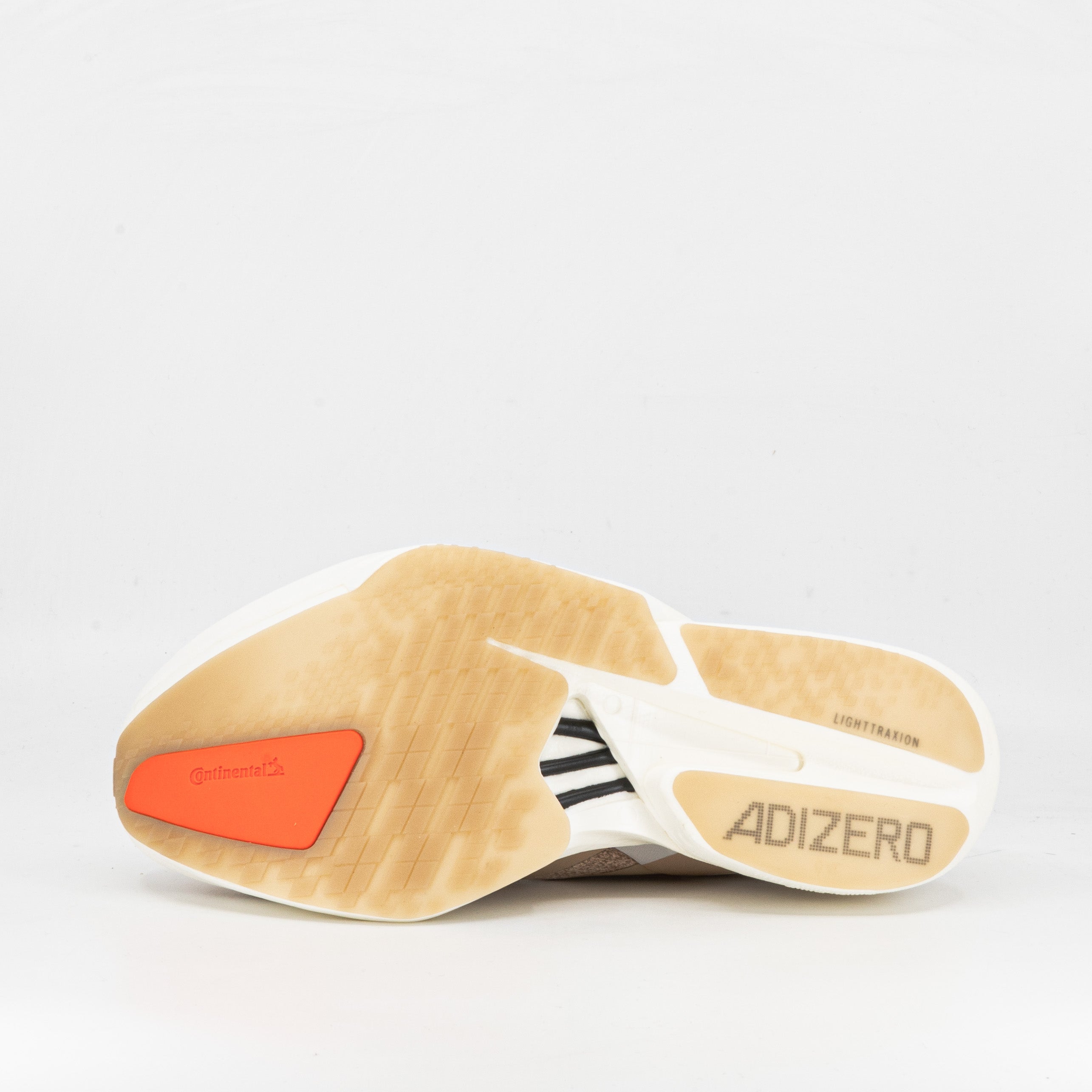 Adidas Adizero Adios Pro 4 (B Standard) Womens Chalk White / Grey Strata / Impact Orange - Frontrunner Colombo