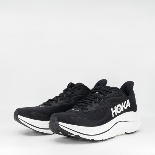 Hoka Clifton 10 (D Wide) Womens Black/White - Frontrunner Colombo