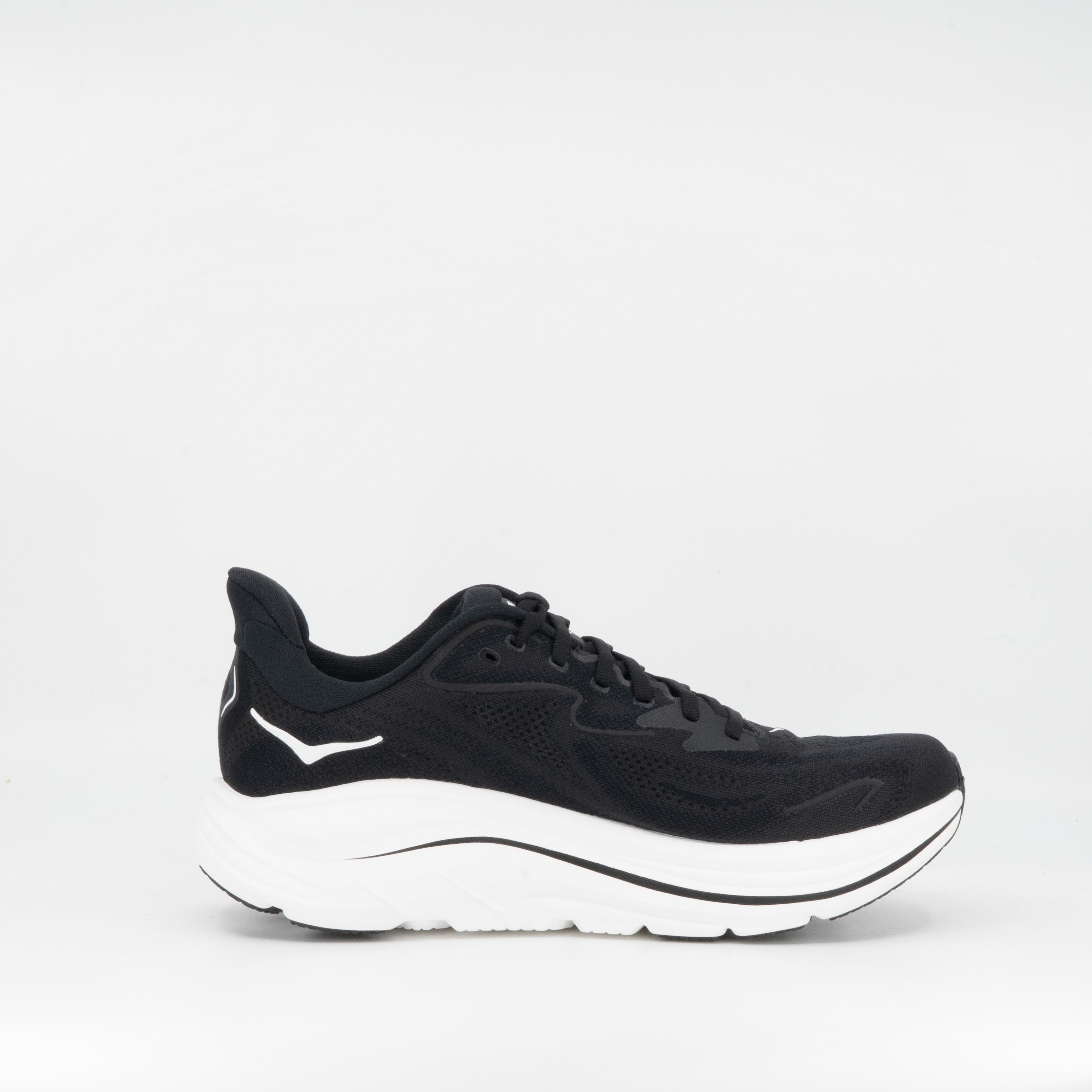 Hoka Clifton 10 (D Standard) Mens Black/White - Frontrunner Colombo