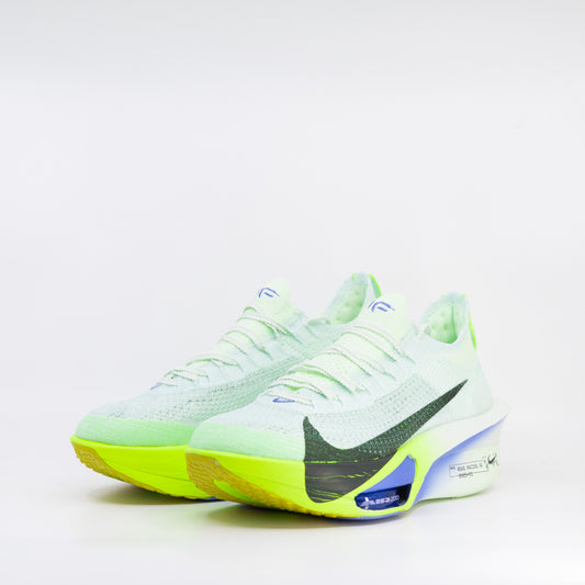 Nike Alphafly 3 (D Standard) Mens Barely Green/Black Spruce/Volt Tint - Frontrunner Colombo