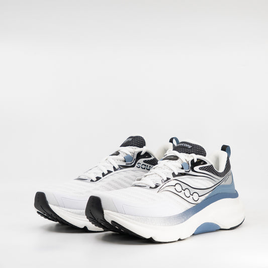 Saucony Omni 23 ST (D Standard) Mens White/Storm - Frontrunner Colombo