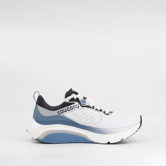 Saucony Omni 23 ST (D Standard) Mens White/Storm - Frontrunner Colombo