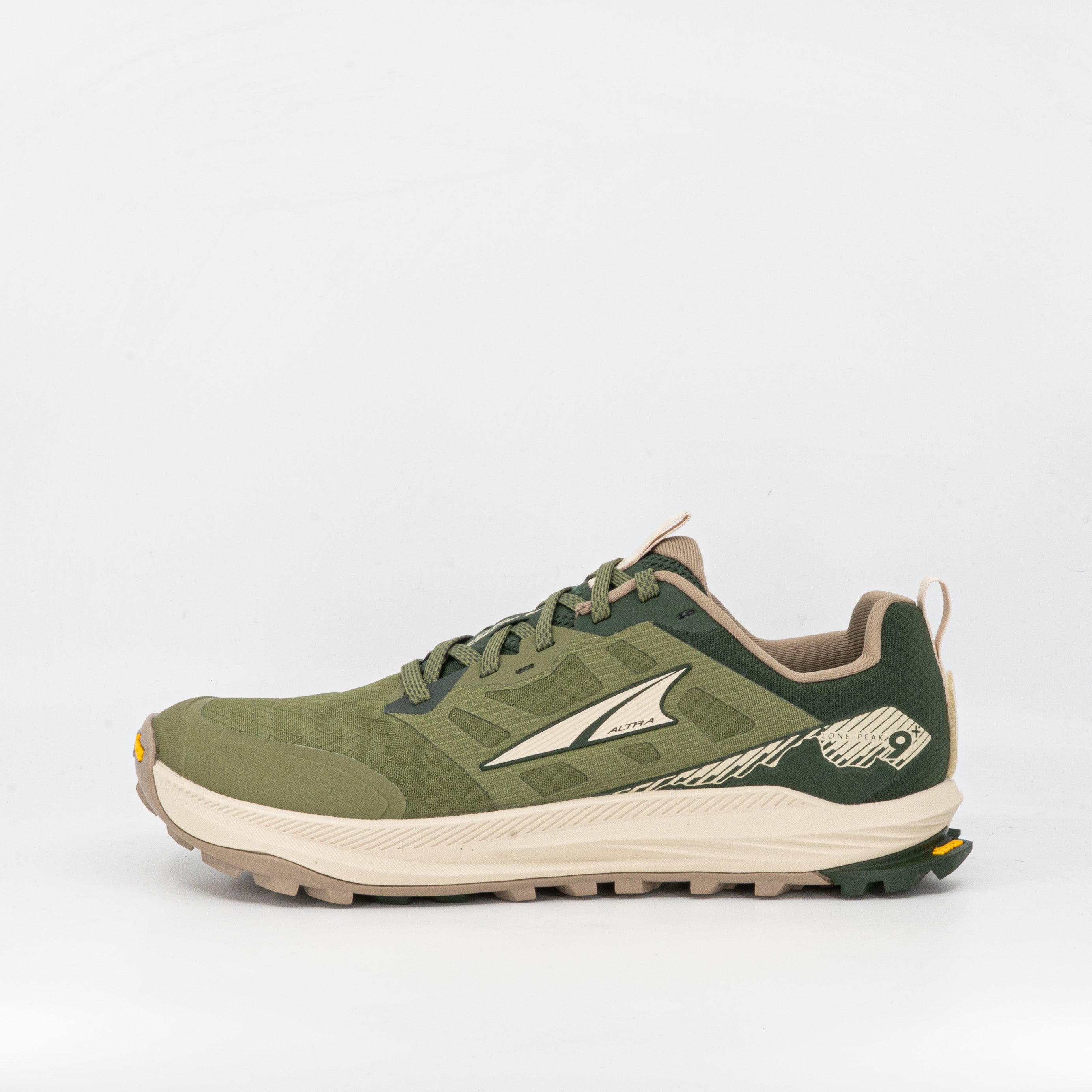 Altra Lone Peak 9+ (D standard) Mens Green - Frontrunner Colombo