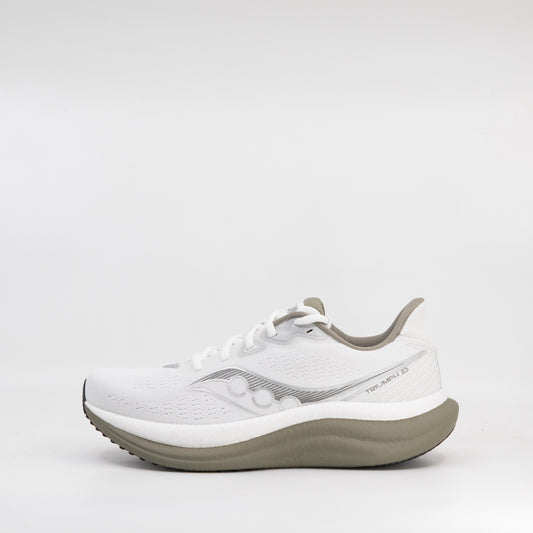 Saucony Triumph 23 (D Standard) Mens White/Laurel - Frontrunner Colombo