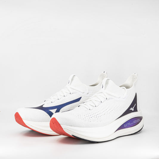 Mizuno Wave Neo Vista 2 (D Standard) Mens White Iris - Frontrunner Colombo