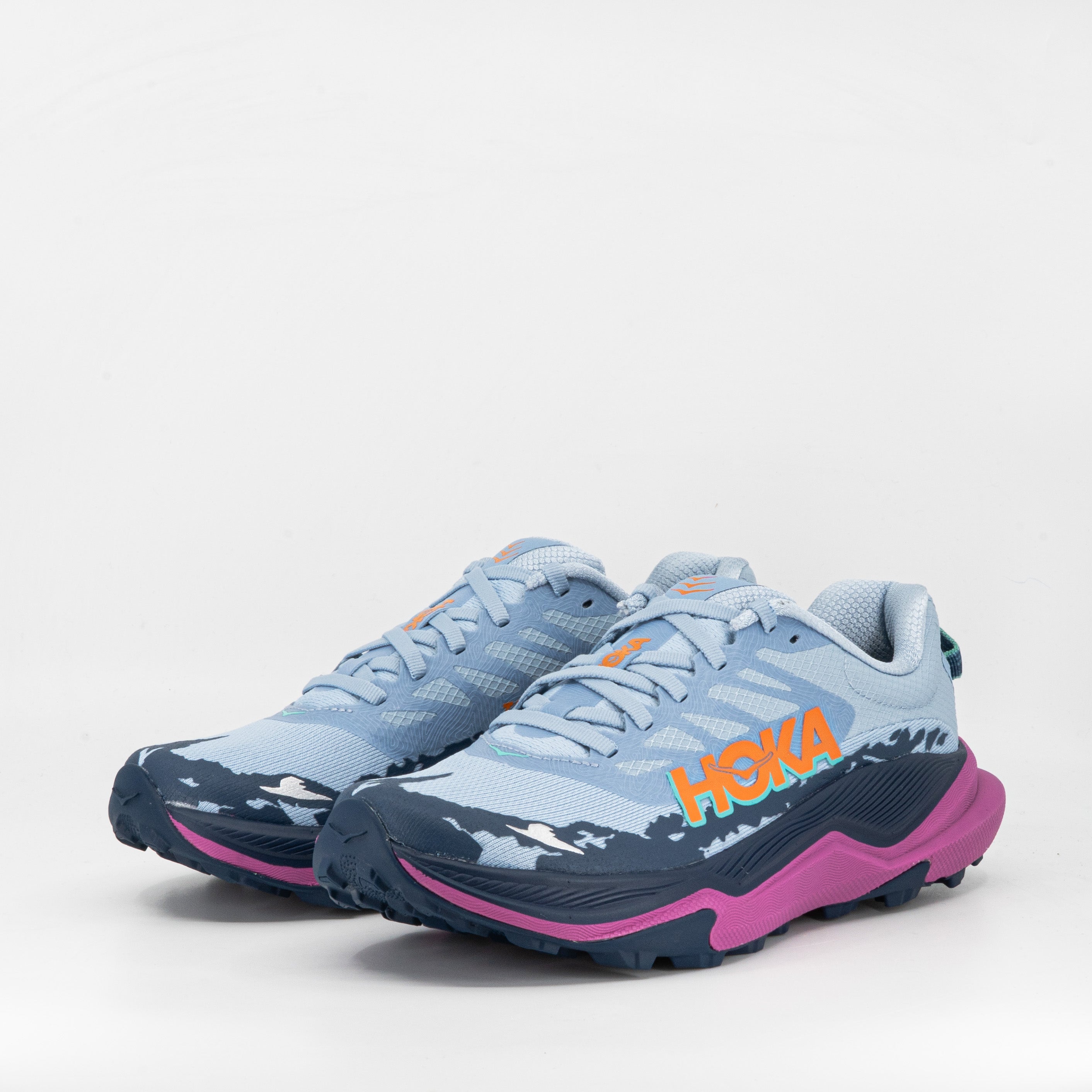Hoka Torrent 4 (B Standard) Womens Drizzle/Fuchsia - Frontrunner Colombo