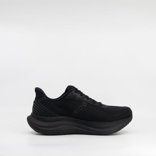 Saucony Triumph 23 (D Wide) Womens Triple Black - Frontrunner Colombo