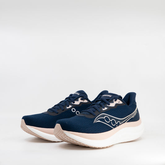 Saucony Triumph 23 (B Standard) Womens Navy/Cameo - Frontrunner Colombo