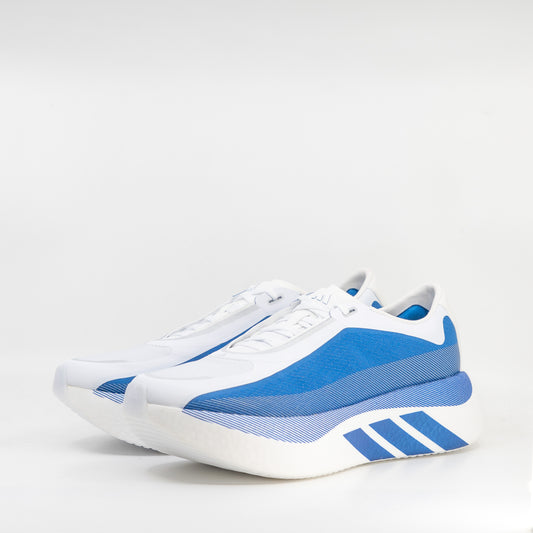Adidas Hyperboost Edge (D Standard) Mens Cloud White/Equipment Blue/Zero Metalic - Frontrunner Colombo