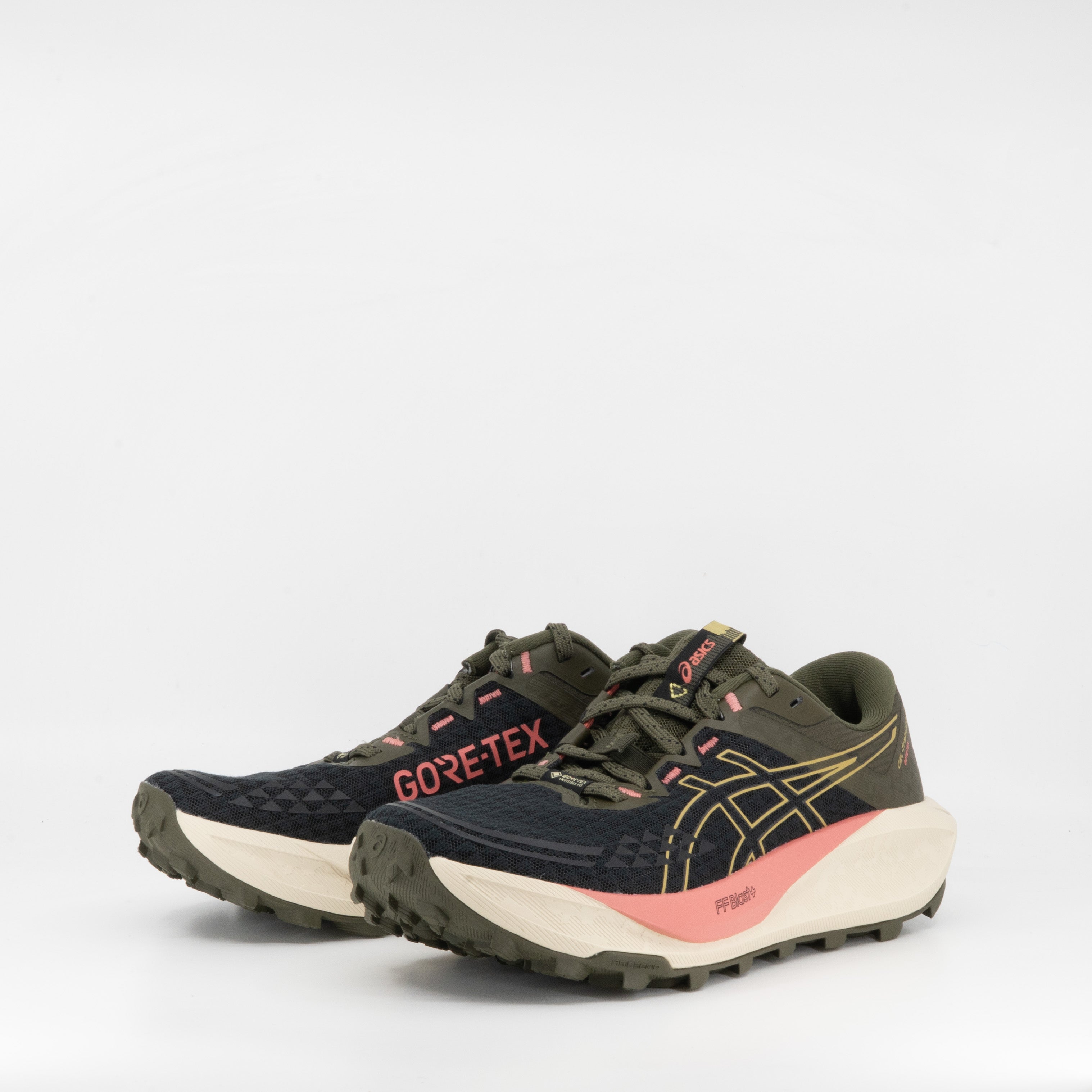 Asics Gel-Trabuco 13 GTX (B Standard) Womens Black/Lemon Grass - Frontrunner Colombo