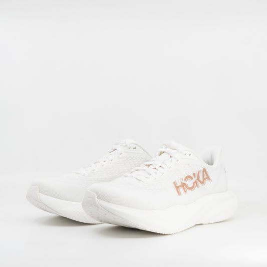 Hoka Mach 7 (D Wide) Womens Frost/Rose Gold - Frontrunner Colombo