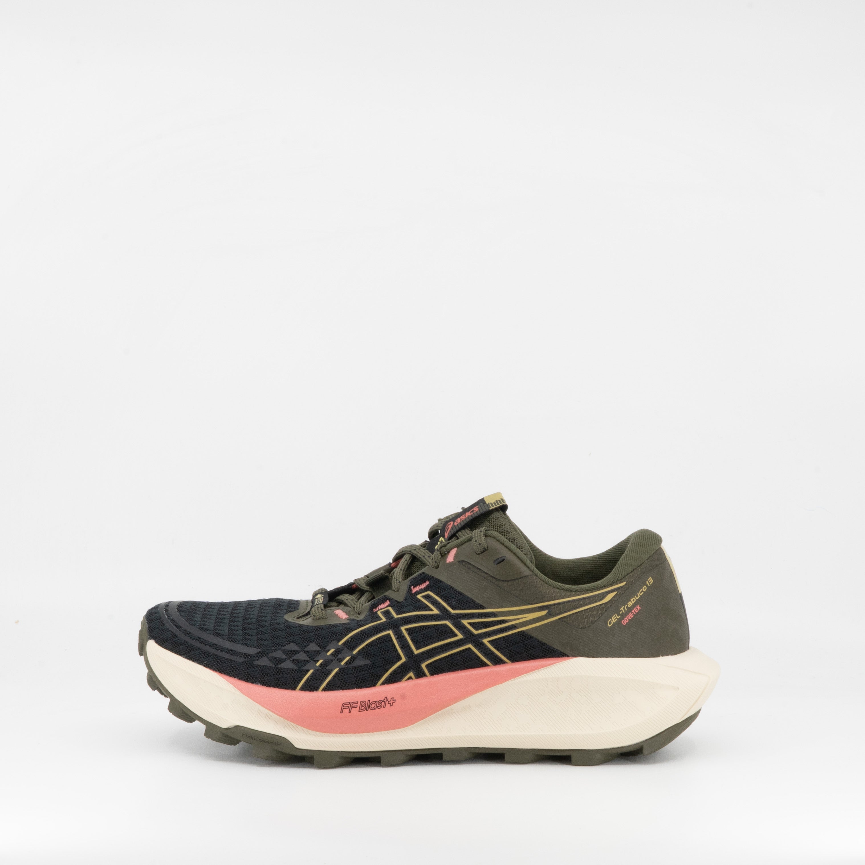 Asics Gel-Trabuco 13 GTX (B Standard) Womens Black/Lemon Grass - Frontrunner Colombo