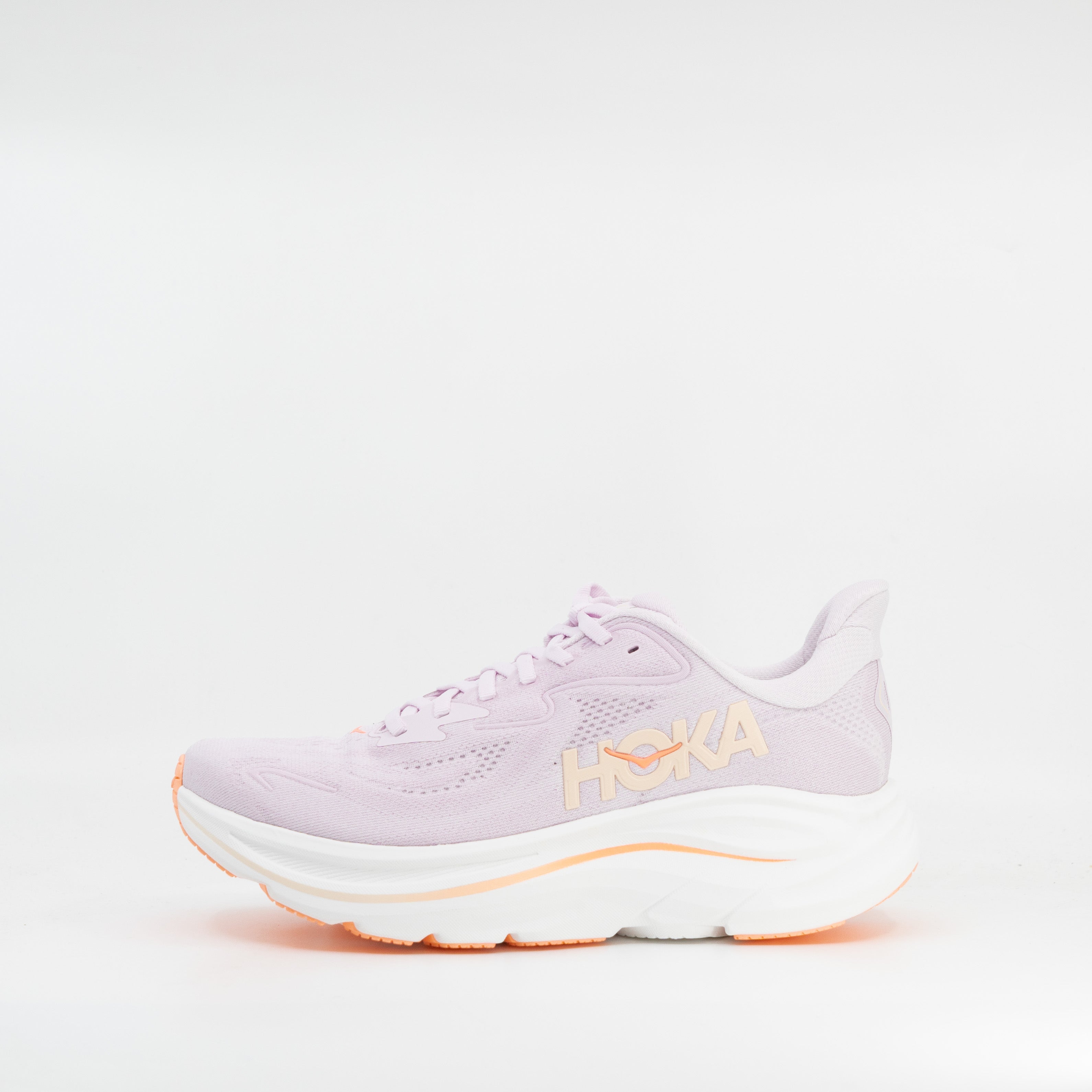 Hoka Clifton 10 (B Standard) Womens Lilac Cream/Tangerine Glow - Frontrunner Colombo