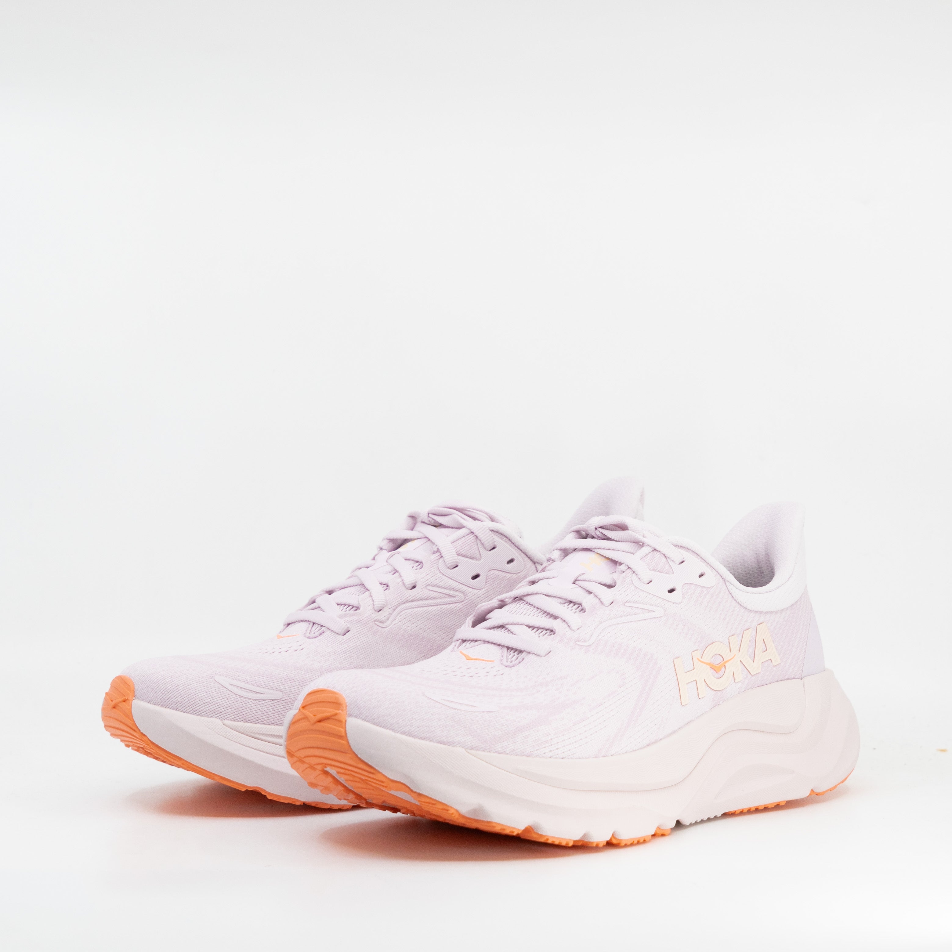 Hoka Arahi 8 (B Standard) Womens Lilac Cream/Neon Cantaloupe - Frontrunner Colombo