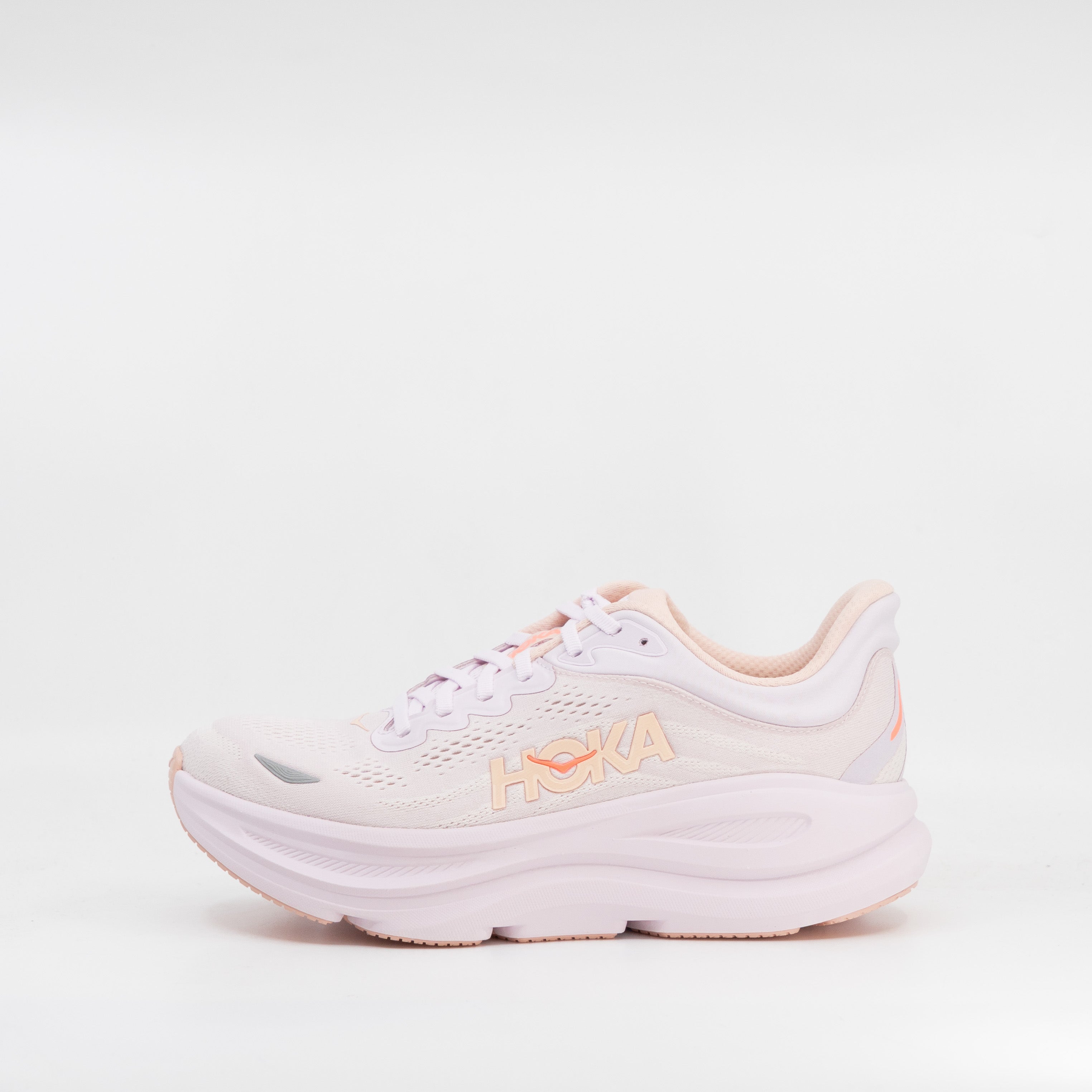Hoka Bondi 9 (B Standard) Womens Lilac Cream/Tangerine Glow - Frontrunner Colombo