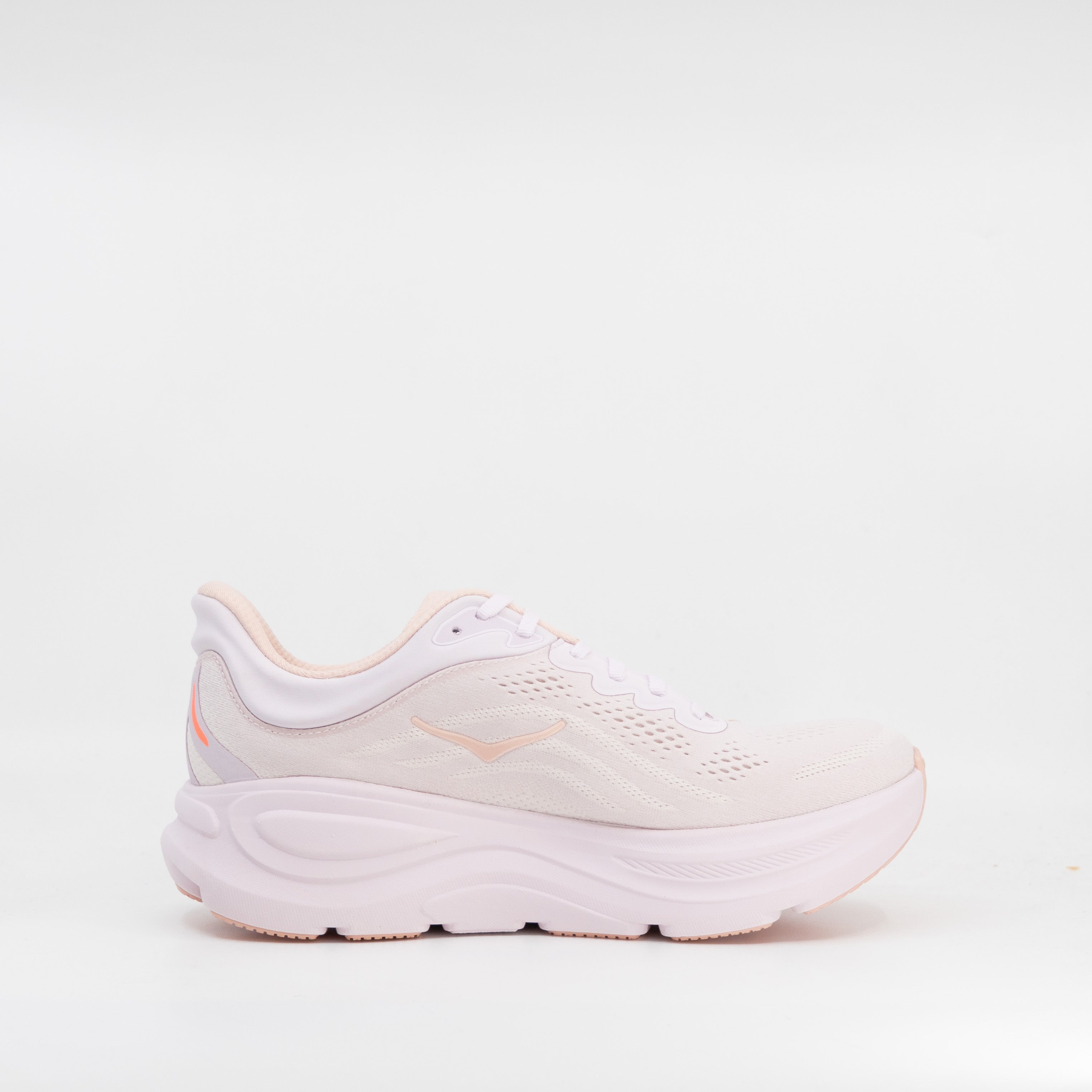 Hoka Bondi 9 (B Standard) Womens Lilac Cream/Tangerine Glow - Frontrunner Colombo