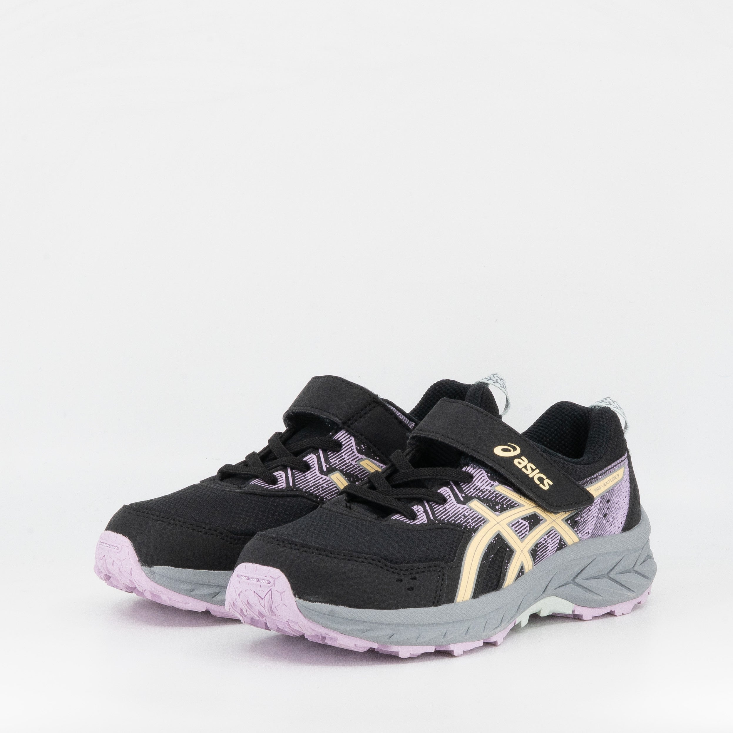 Asics Pre-Venture 9 PS (Kids) Black/Light Orange - Frontrunner Colombo