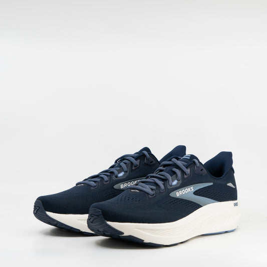 Brooks Ghost 18 (D Wide) Womens Navy/Rain Washed/Coconut - Frontrunner Colombo