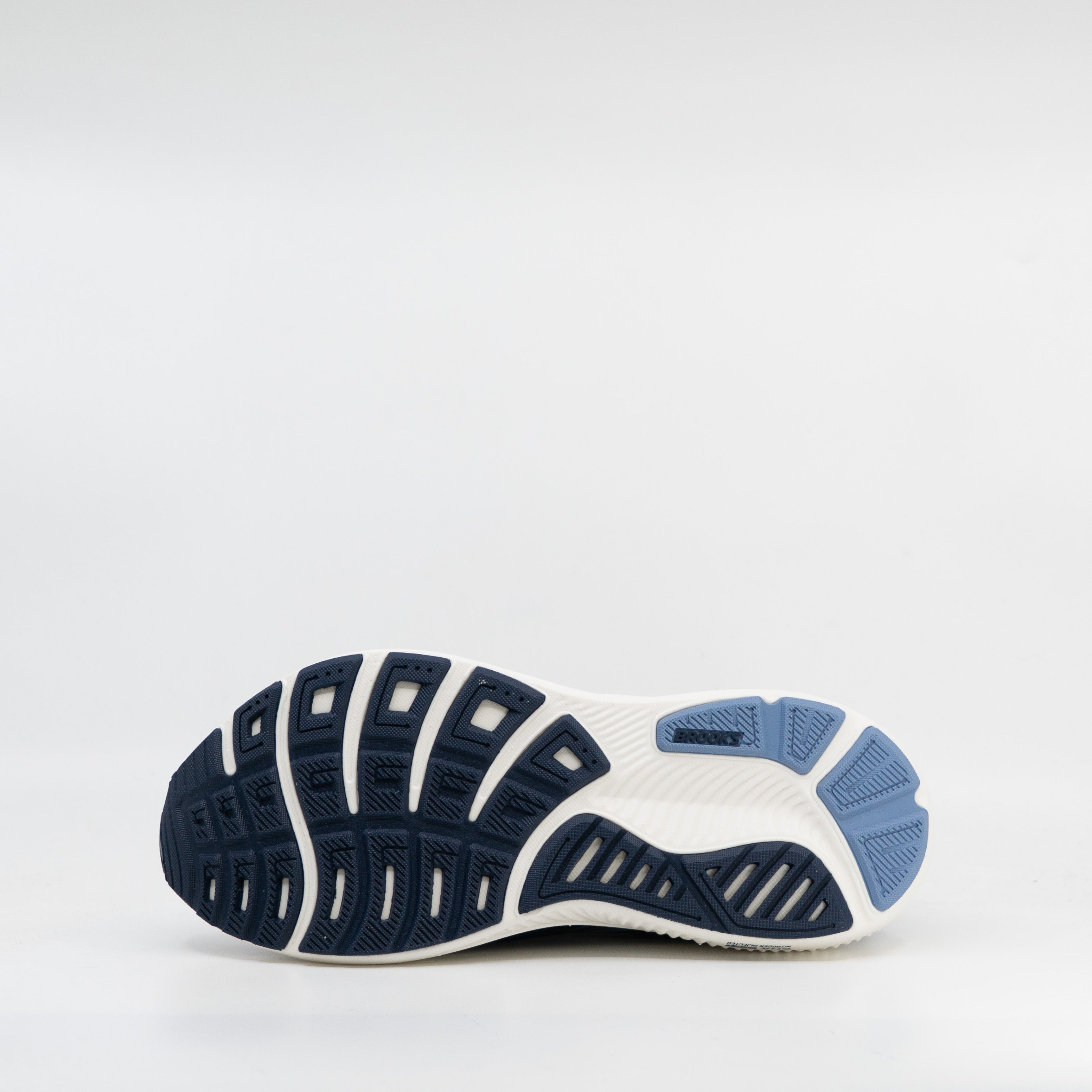 Brooks Ghost 18 (D Wide) Womens Navy/Rain Washed/Coconut - Frontrunner Colombo
