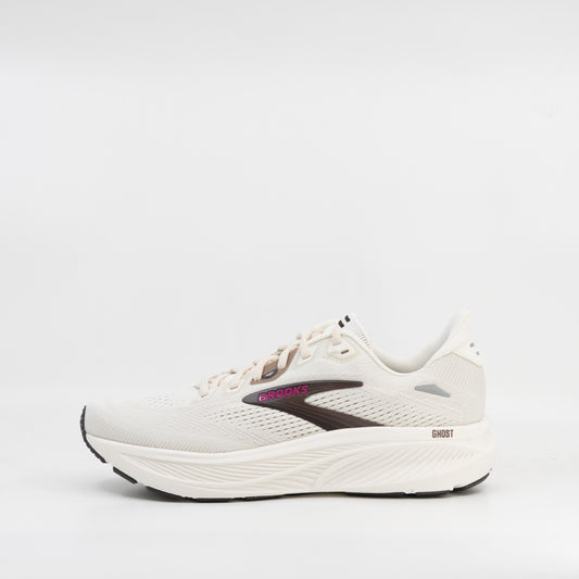 Brooks Ghost 18 (B Standard) Womens Coconut/Coffee/Fuchsia - Frontrunner Colombo
