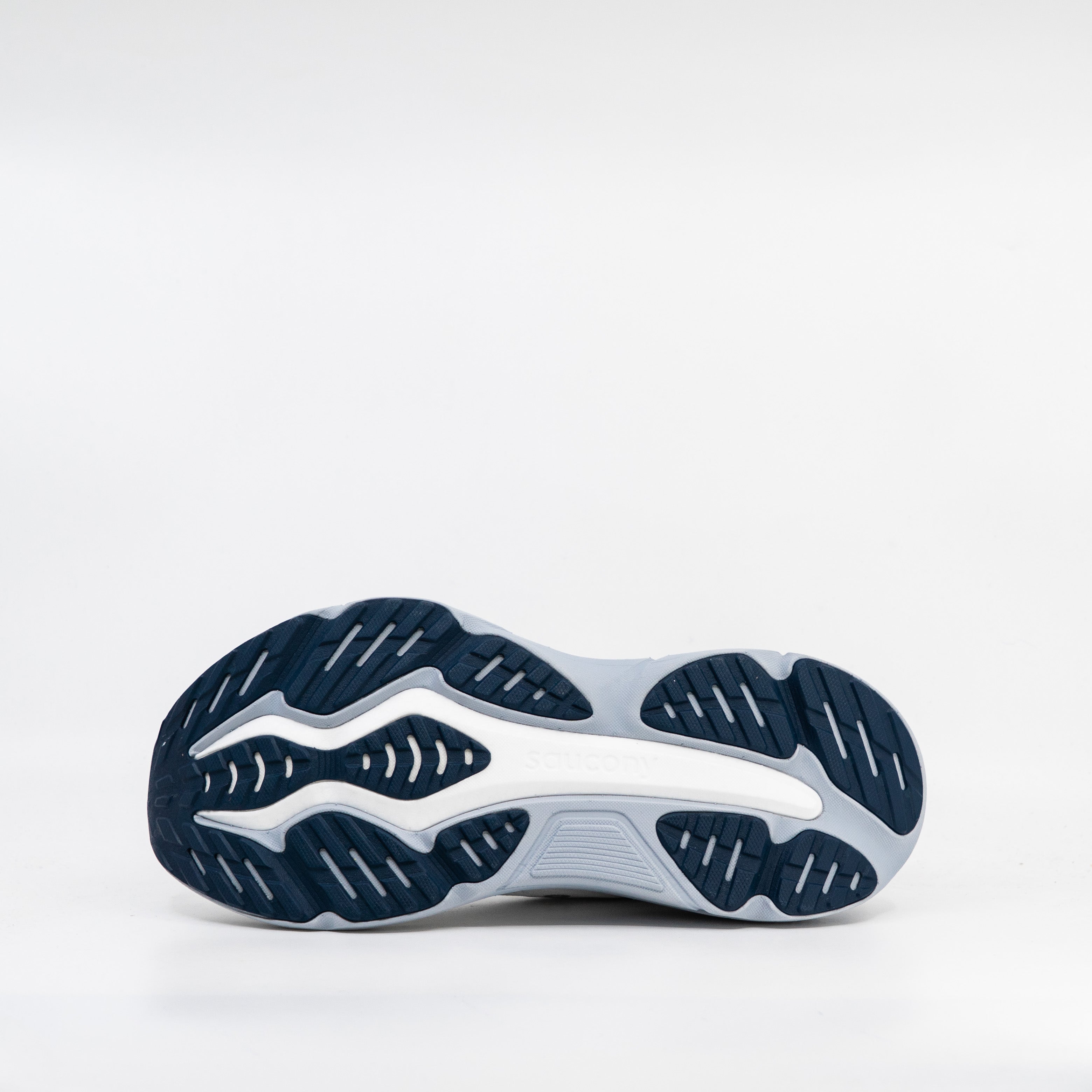 Saucony Hurricane 25 (D Standard) Mens White/Navy - Frontrunner Colombo