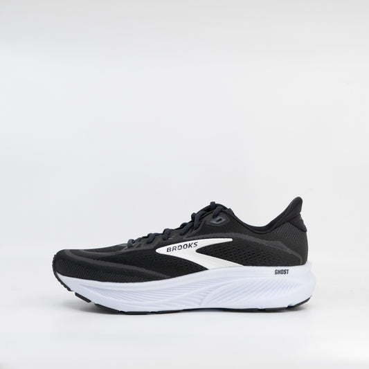 Brooks Ghost 18 (D Standard) Mens Black/Grey/White - Frontrunner Colombo