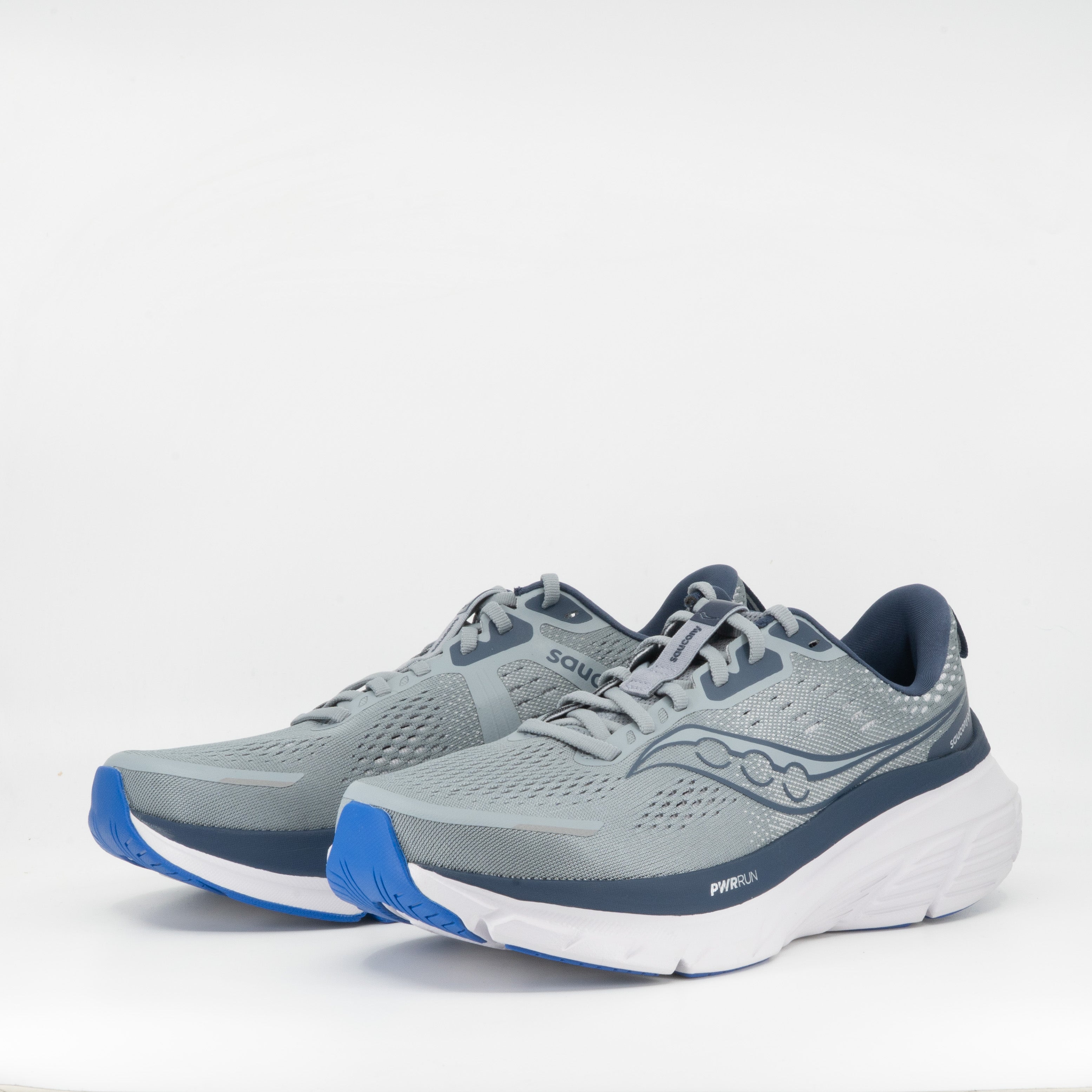 Saucony Guide 18 (2E Wide) Mens Flint/Navy - Frontrunner Colombo