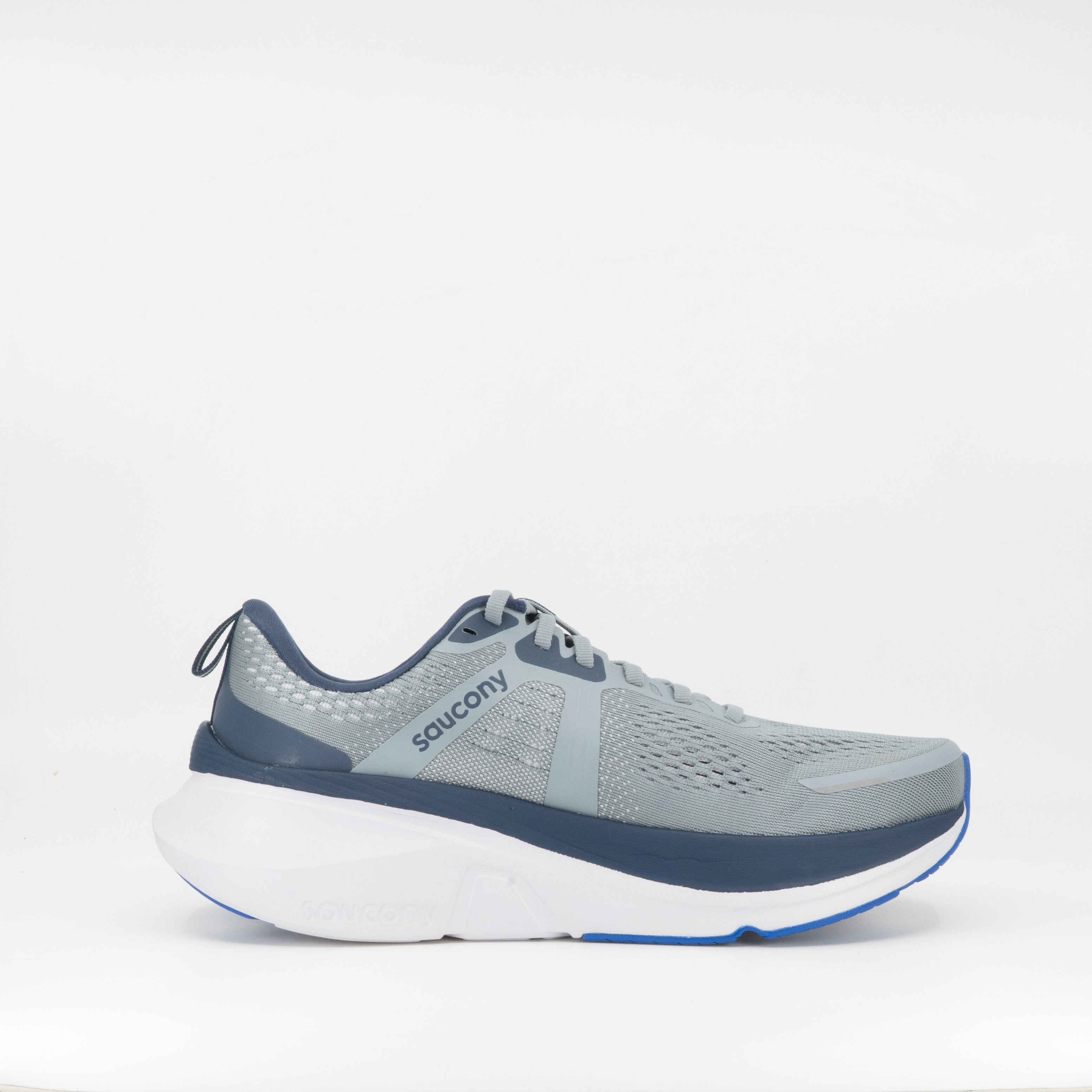 Saucony Guide 18 (2E Wide) Mens Flint/Navy - Frontrunner Colombo