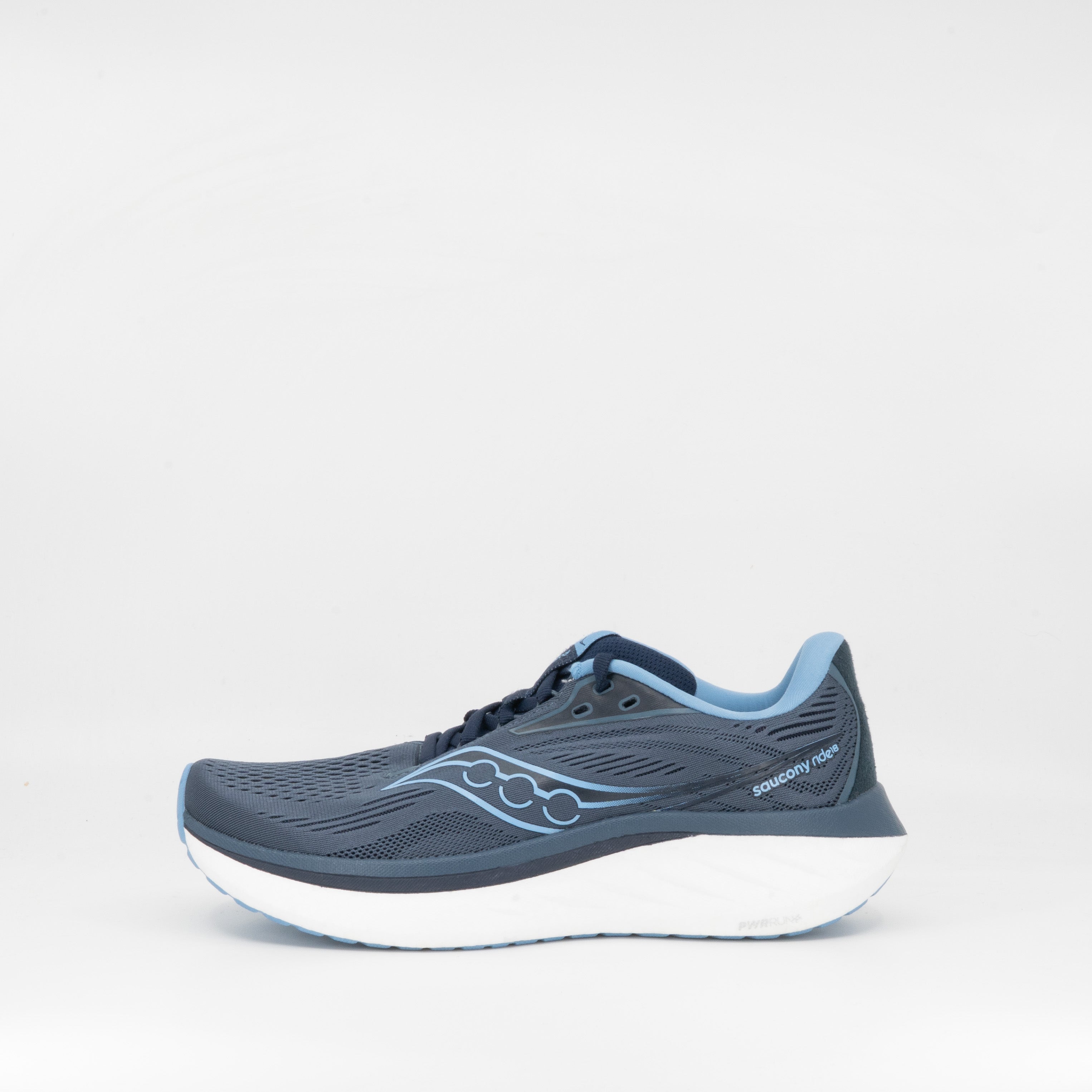 Saucony Ride 18 (B Standard) Womens Dusk/Navy - Frontrunner Colombo