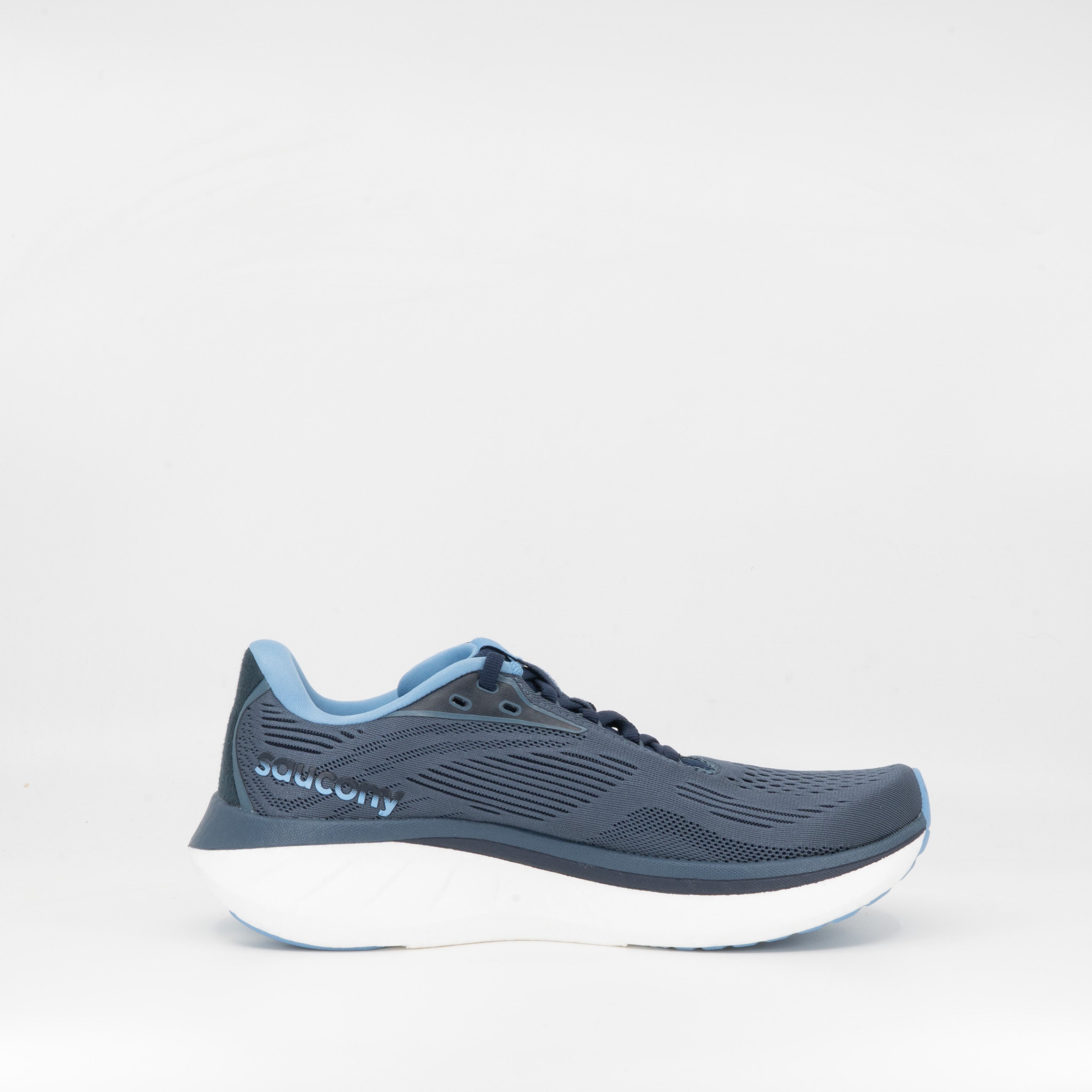 Saucony Ride 18 (B Standard) Womens Dusk/Navy - Frontrunner Colombo