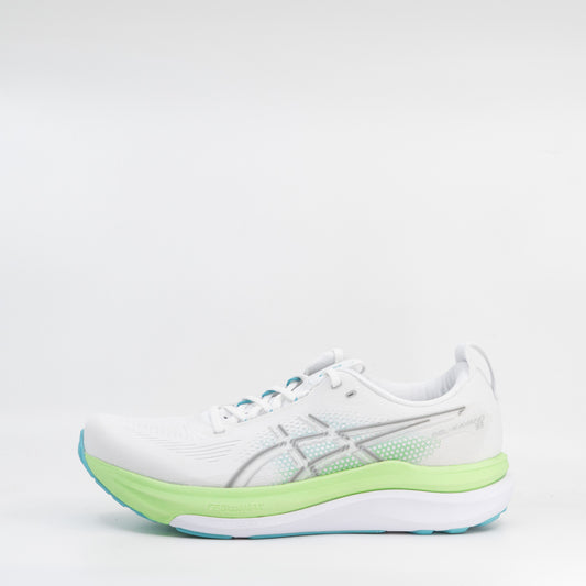 Asics Gel-Kayano 33 (D Standard) Mens White/Energy Aqua - Frontrunner Colombo
