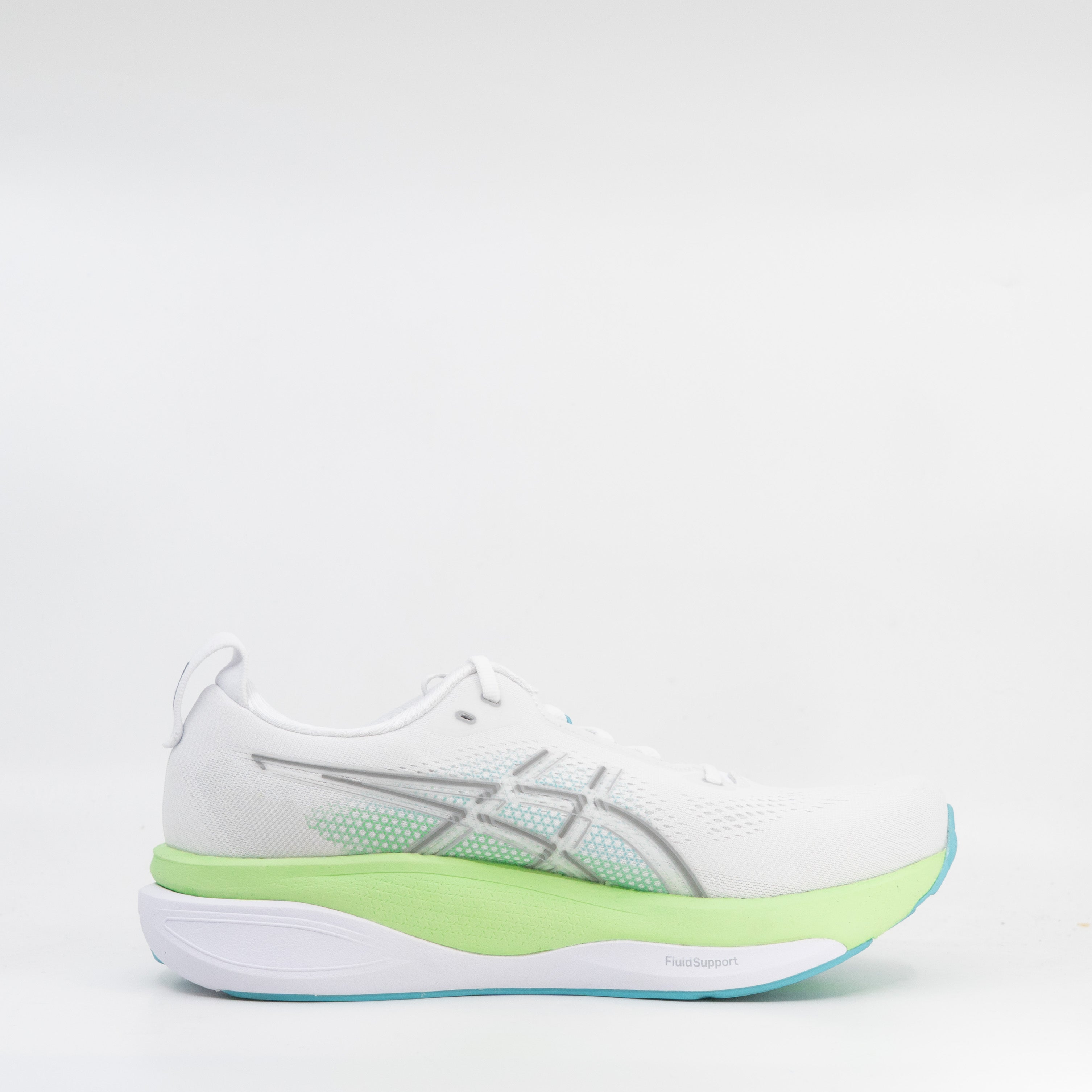 Asics Gel-Kayano 33 (D Standard) Mens White/Energy Aqua - Frontrunner Colombo