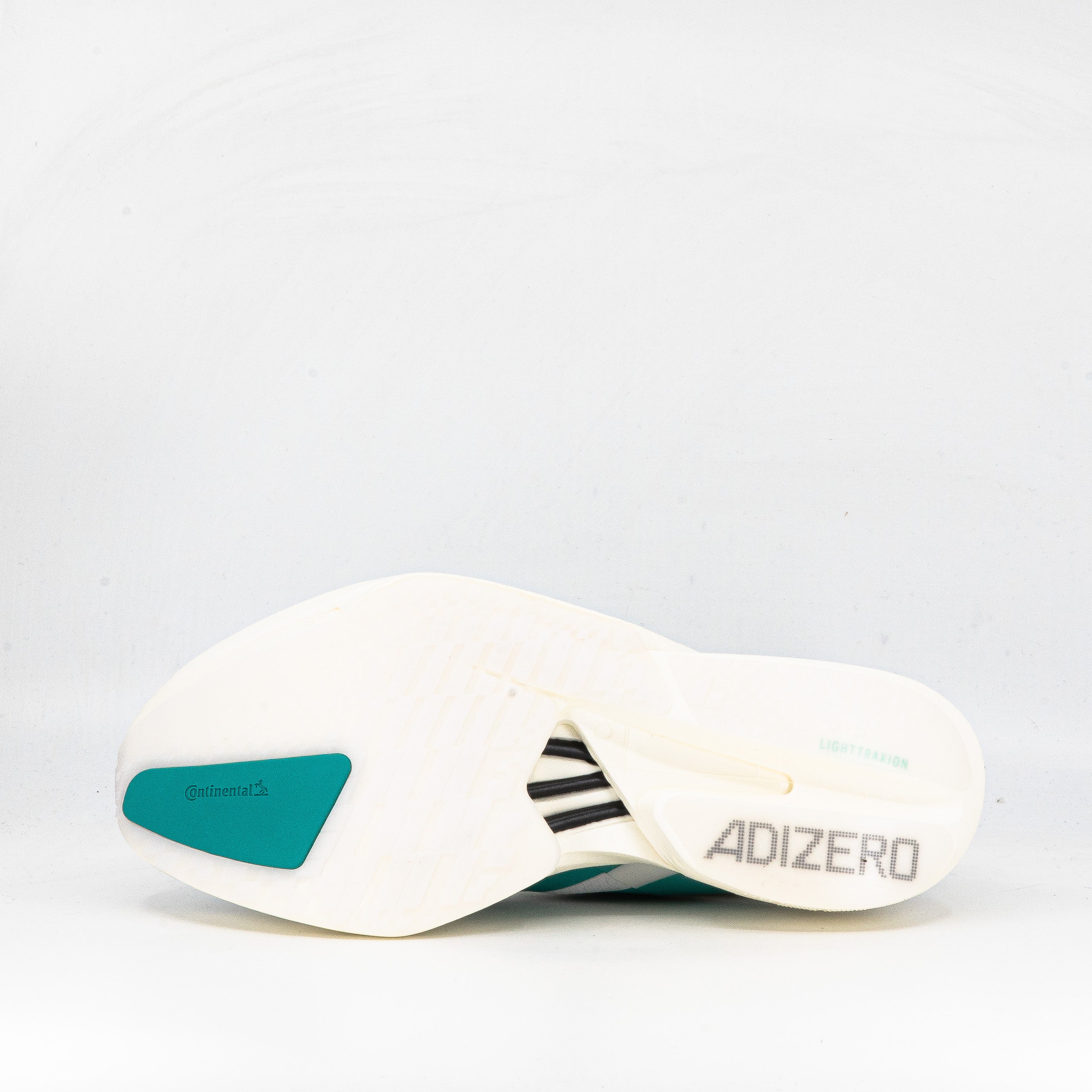 Adidas adizero pro 4 (D Standard) Cloud White / Pure Teal / Carbon - Frontrunner Colombo