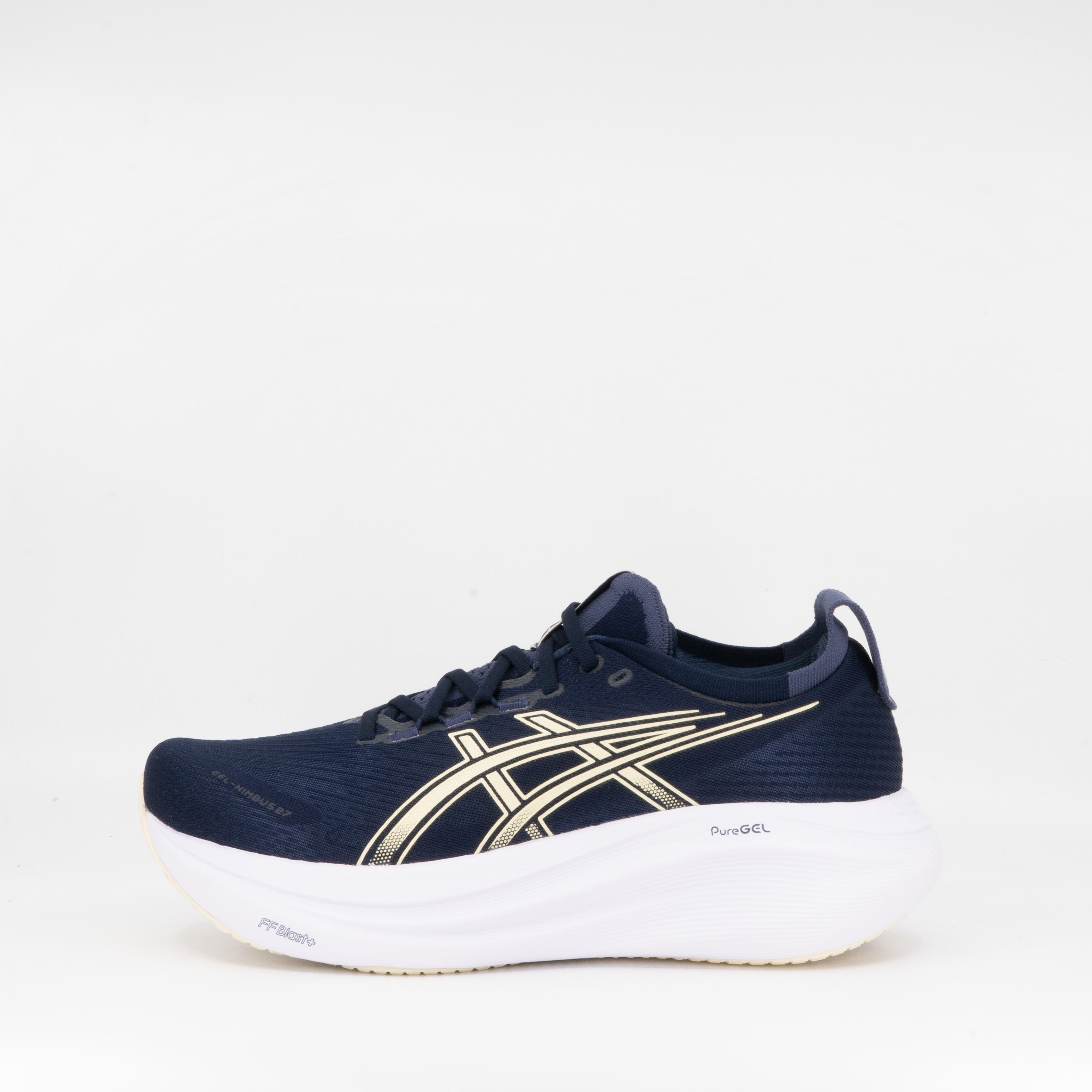Asics Gel-Nimbus 27 (D Standard) Mens Midnight/Vanilla - Frontrunner Colombo