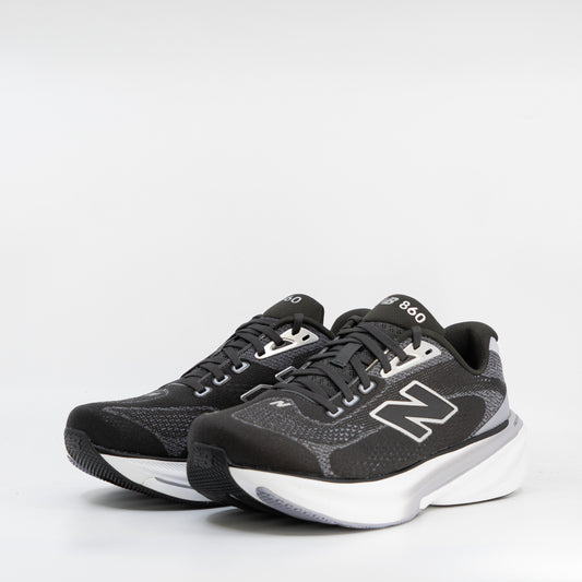 New Balance 860v15 (2E Extra Wide) Womens Black/White/Smoked Violet - Frontrunner Colombo