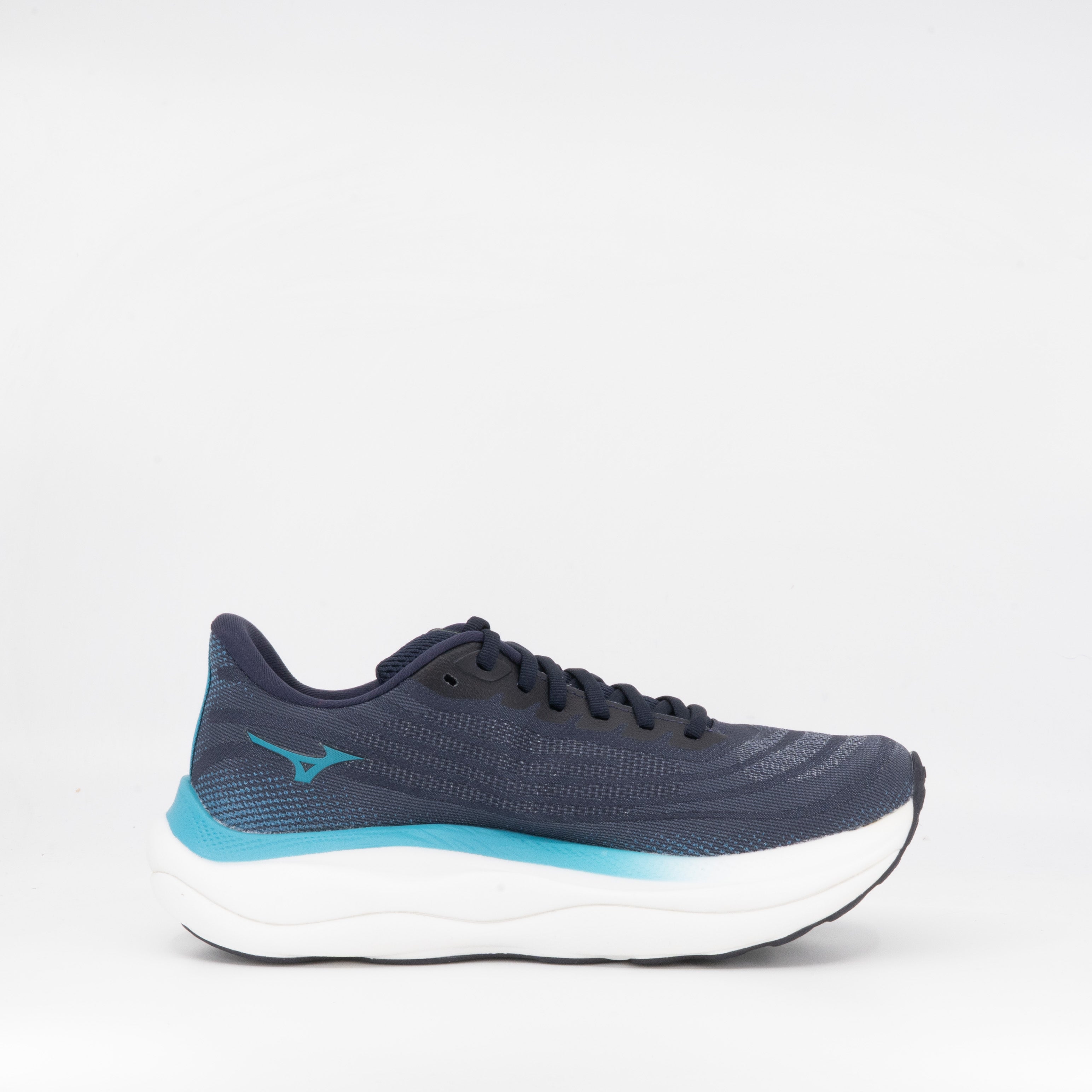 Mizuno Wave Sky 9 (D Standard) Mens Baritone Blue/Citrus/Capri Breeze - Frontrunner Colombo